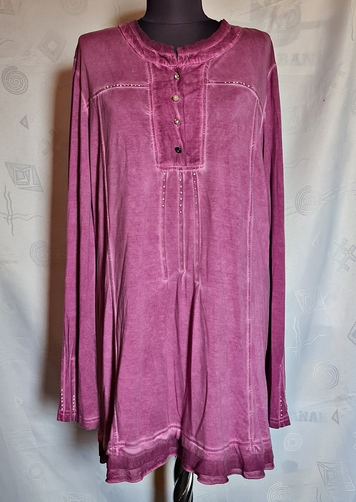 DRESS ITALY AUTHENTIC BOTEGA PURPLE COTTON LACE WOMENS DRESS SIZE US 12 EU 40