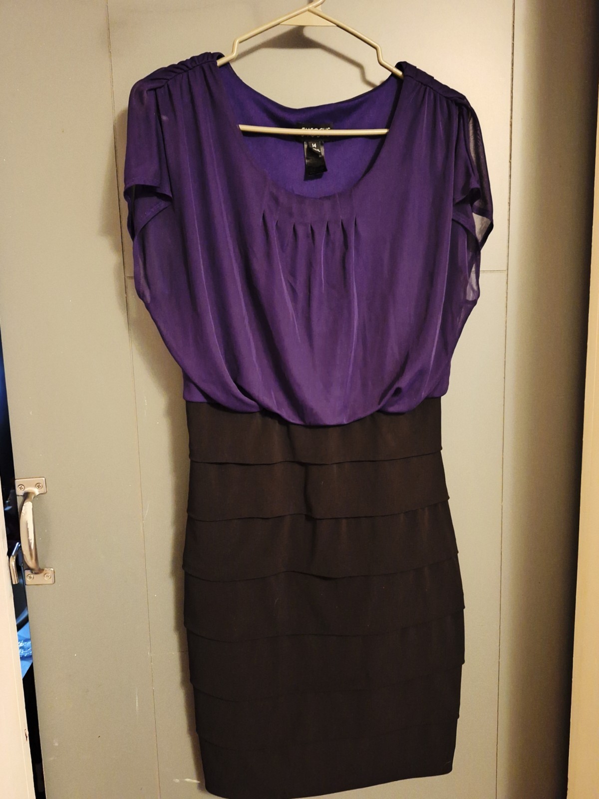 Enfocus Studio Dress Purple Size 14