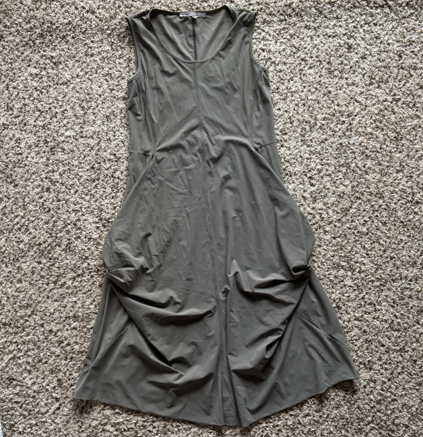 Sun Light Sleeveless Athleticl Tunic Dress Lightweight Sage Green Size 1 Small
