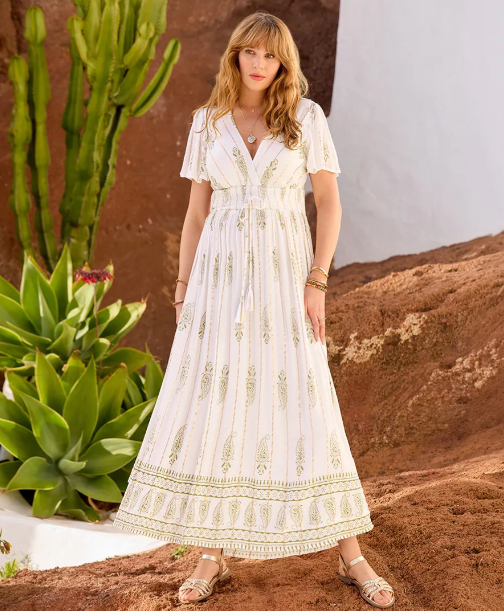 Joe Browns Bella Printed Maxi Dress – Size UK 8 – BNWT – RRP £70