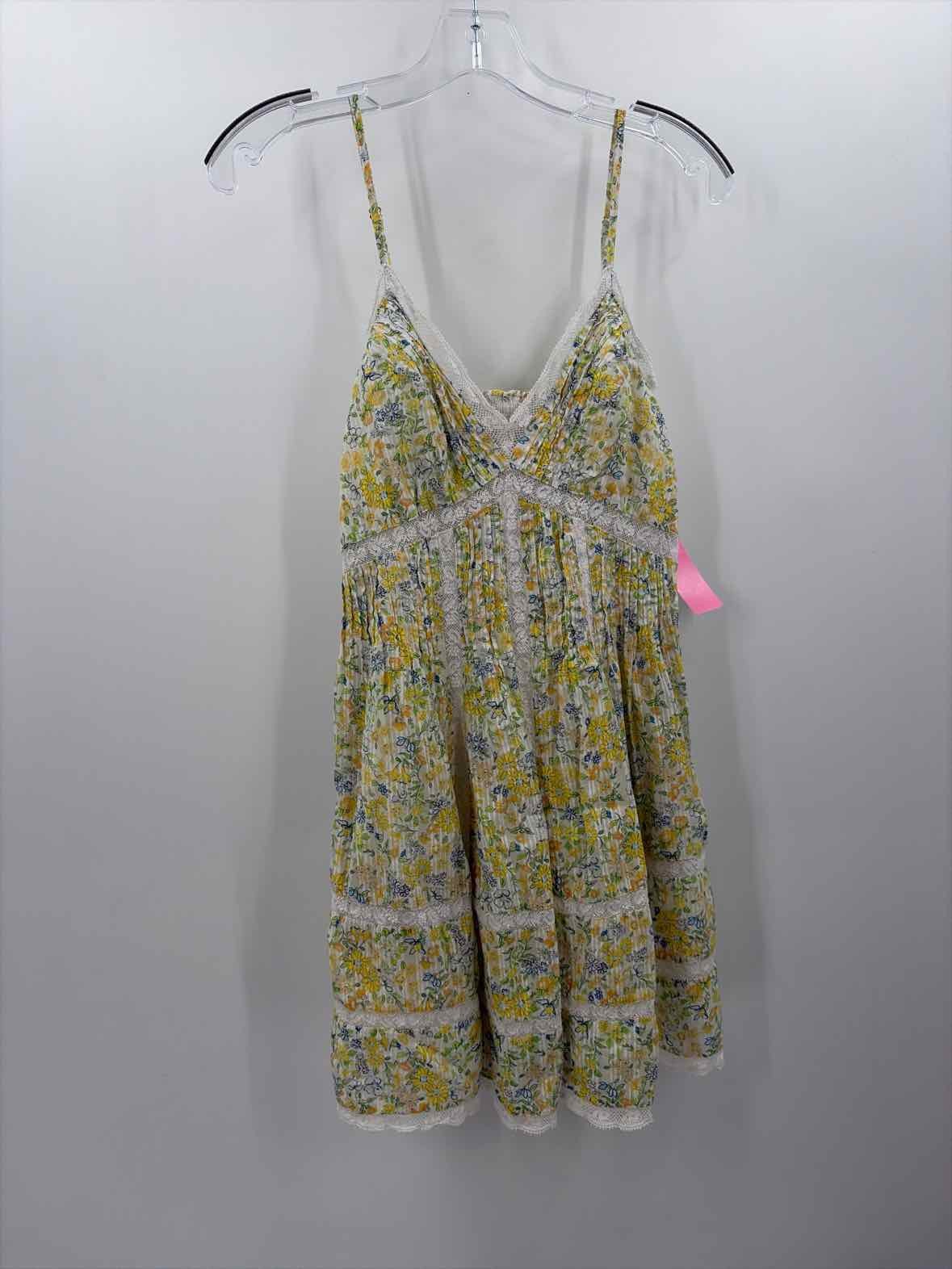 Pre-Owned LoveShackFancy Green Size Small Short Sleeveless Dress