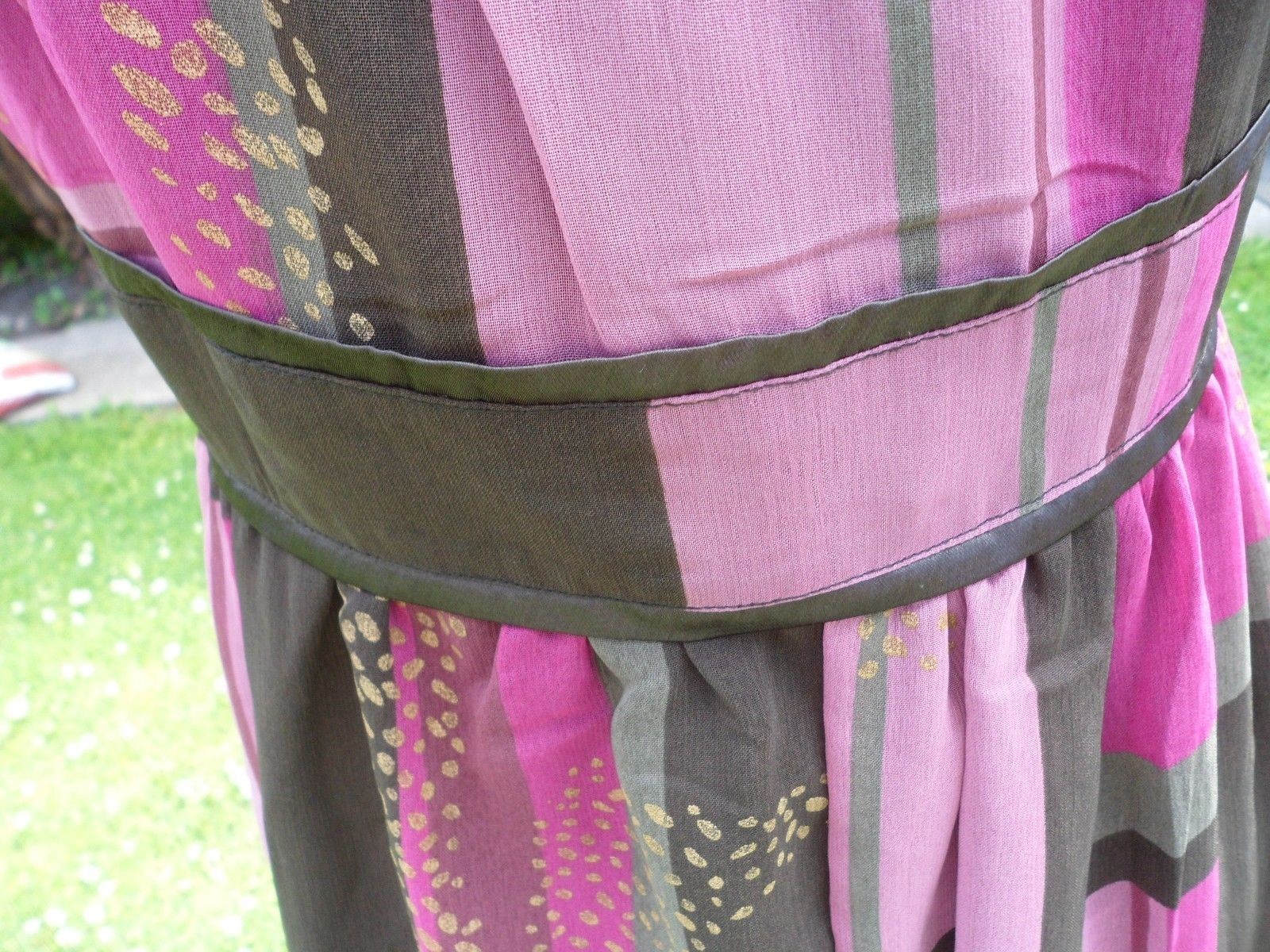 Principles Pink Multi And Black Strappy Maxi Dress Size 10 Holiday Wedding BNWOT