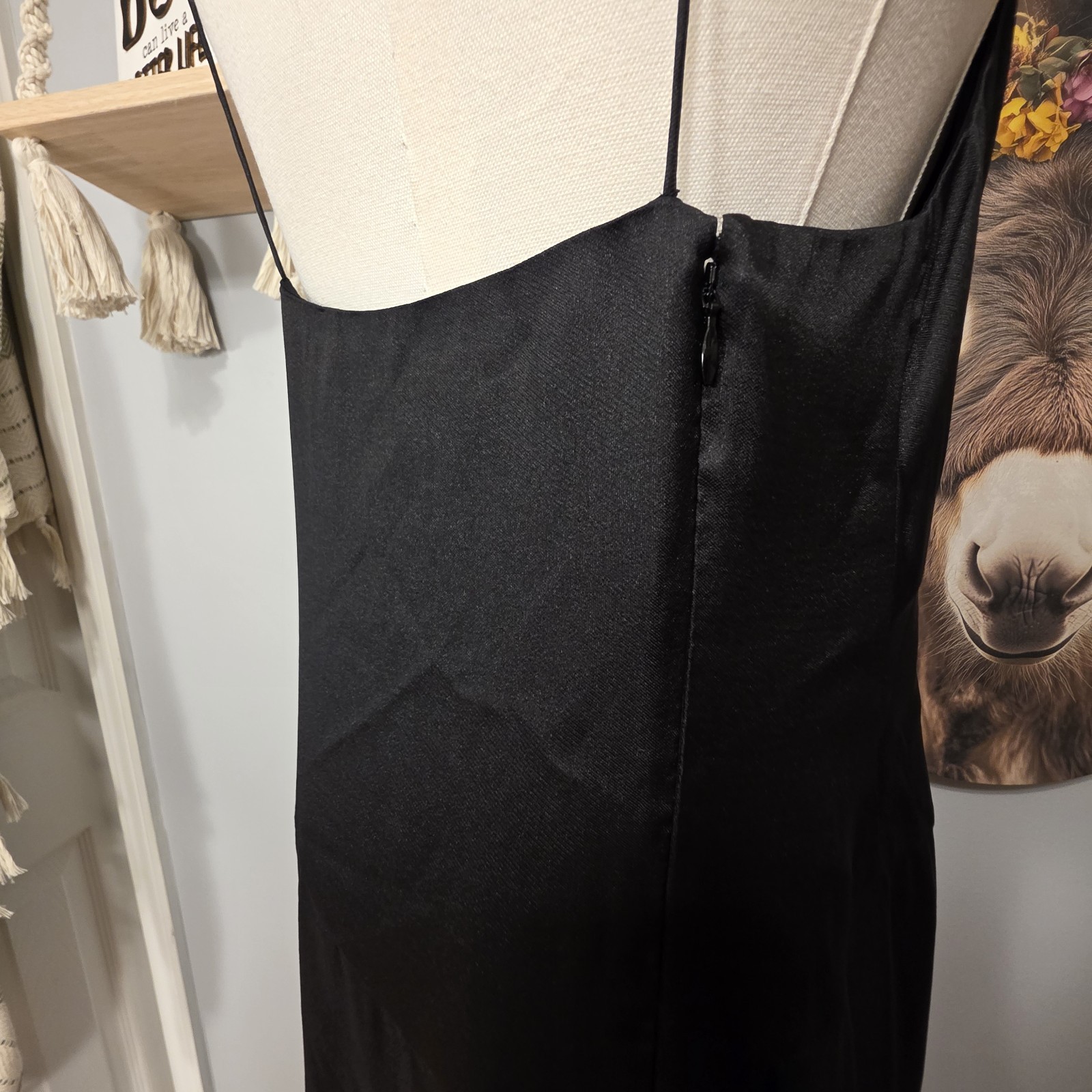 Ralph Lauren Purple Label Jeramiah Sleeveless Bias Satin Gown Dress Sz 4 $3290