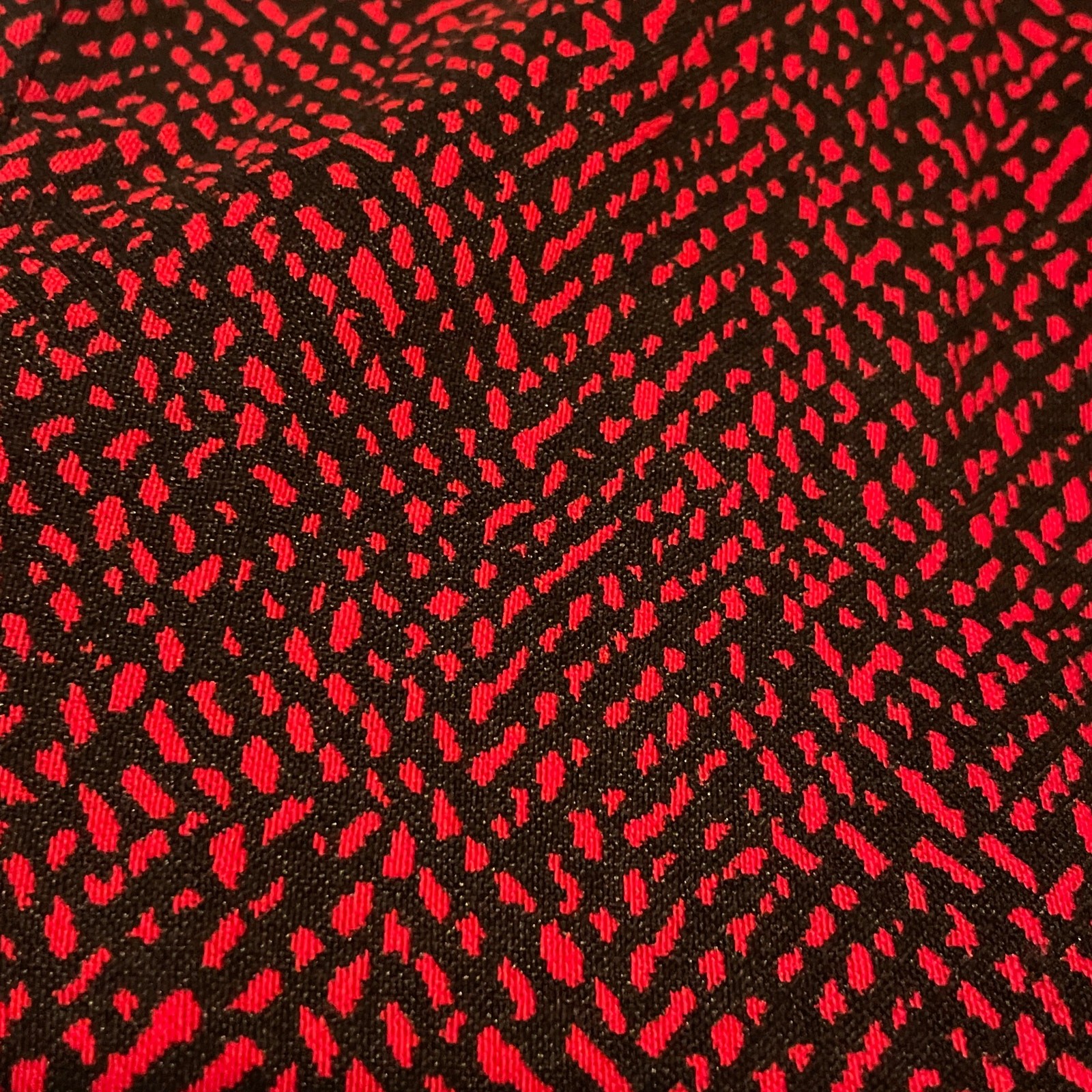 Calvin Klein Red and Black Shift Sheath Dress Size 8