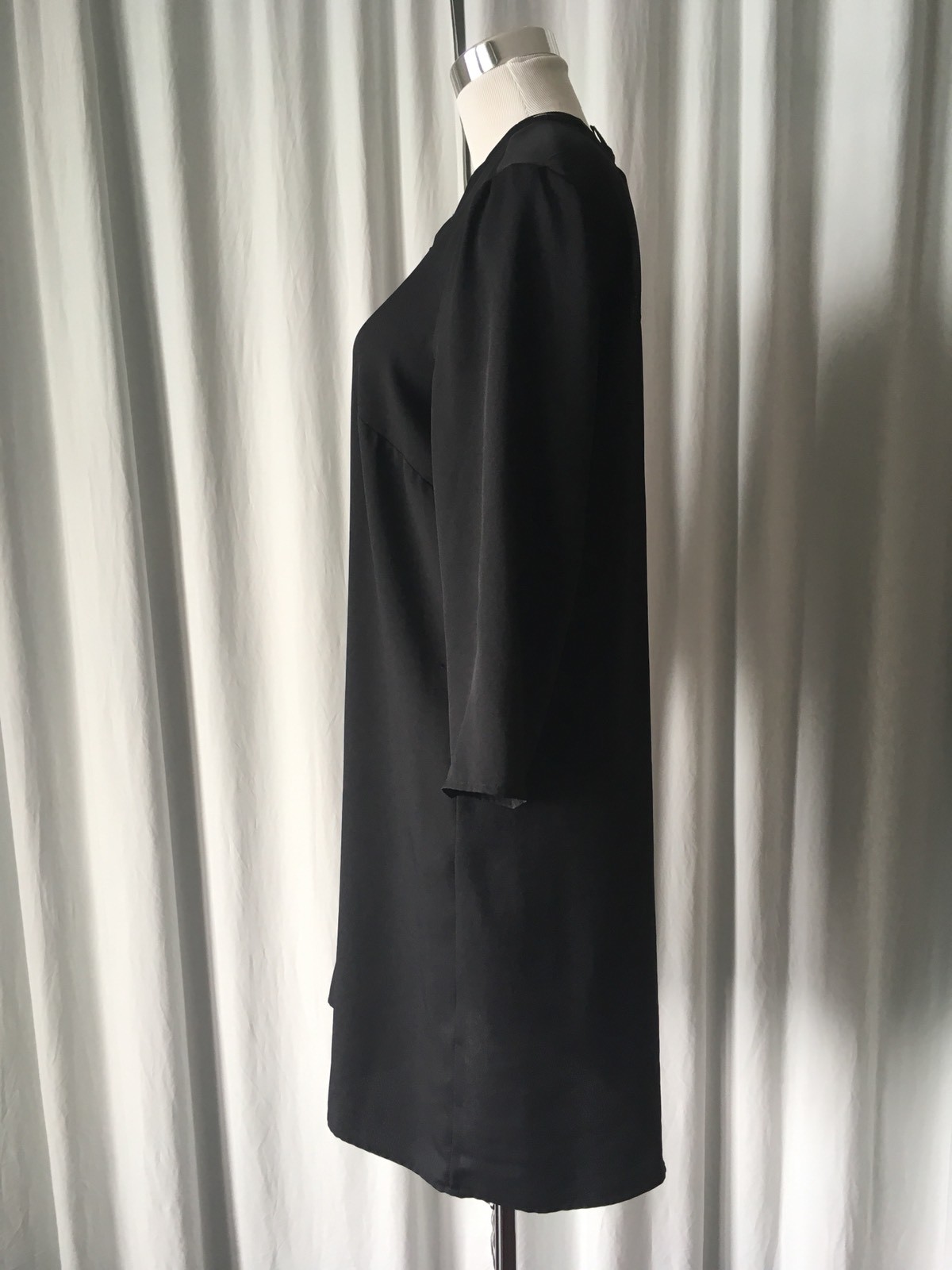 Mango Basic Black Shift Dress Usa 10