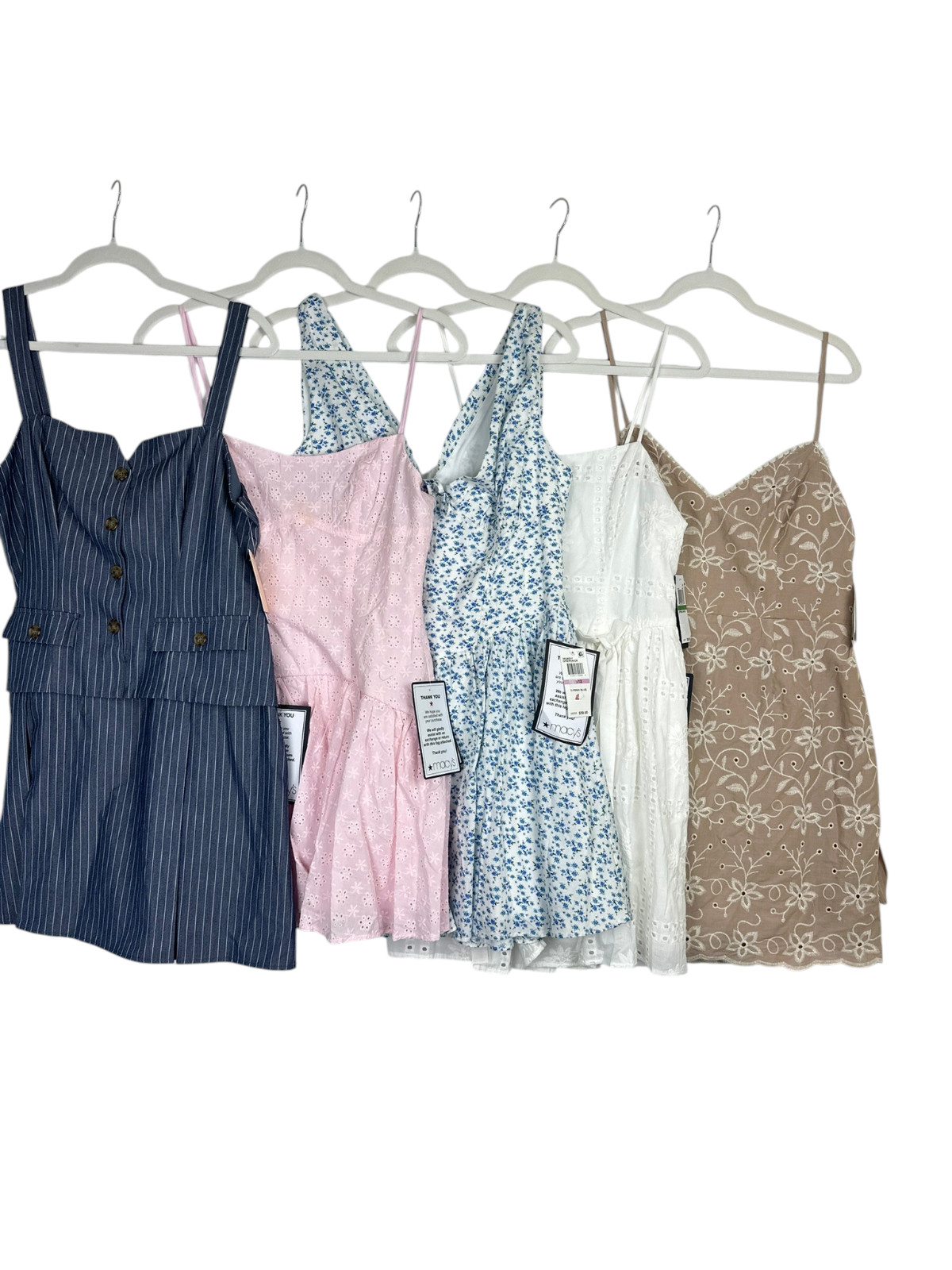 Lot of 5 Juniors Summer Dresses Large 9 11 City Studio / Alex & Sophia / Seni