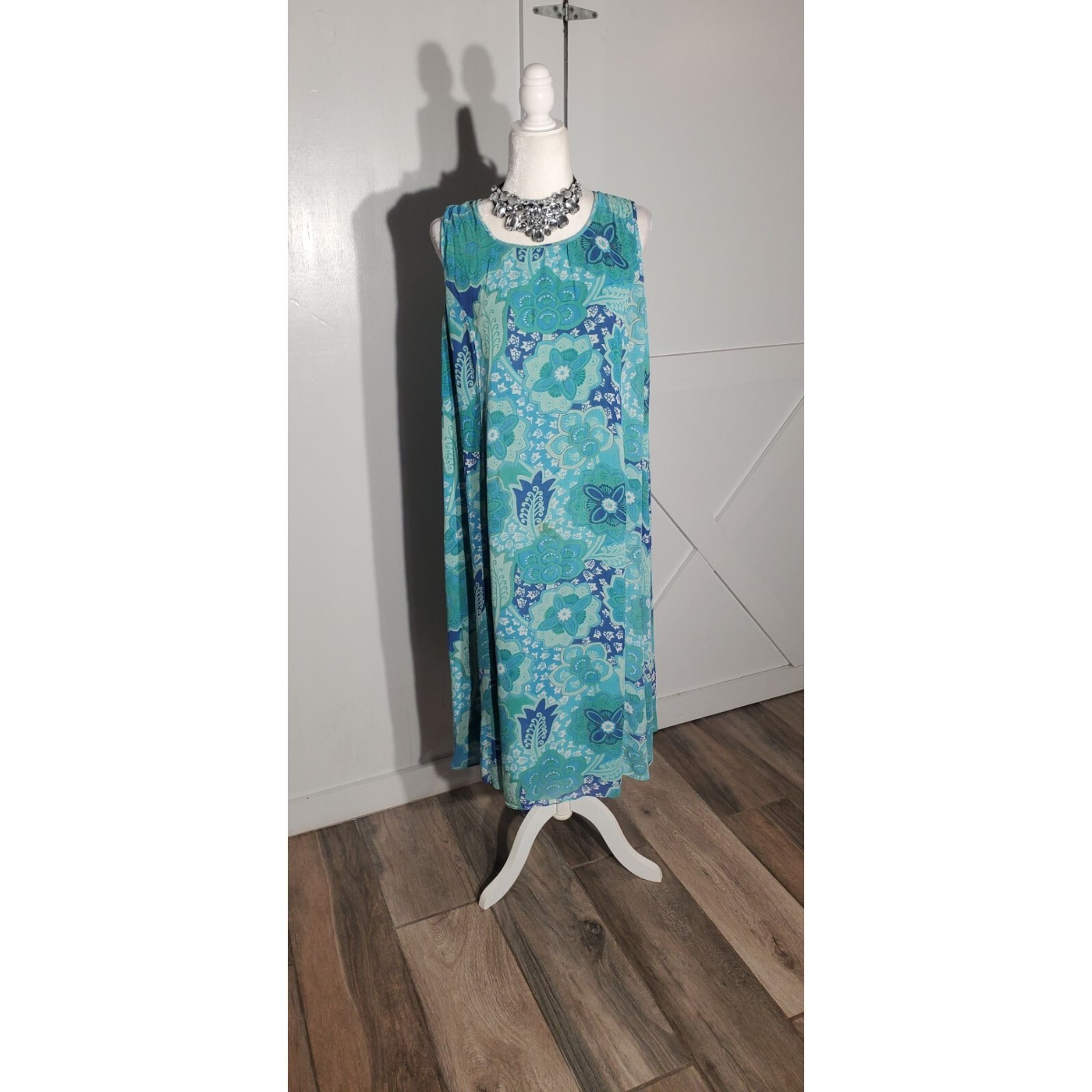 DRAPER’S & DAMO’S DRESS SLEEVELESS RAYON SIZE XLP