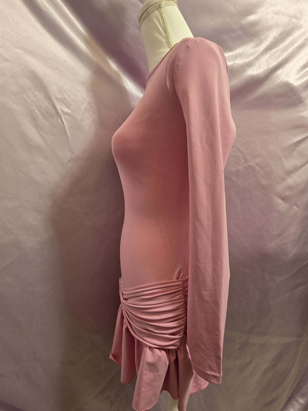 Shein Mini Long Sleeve Flounce Dress