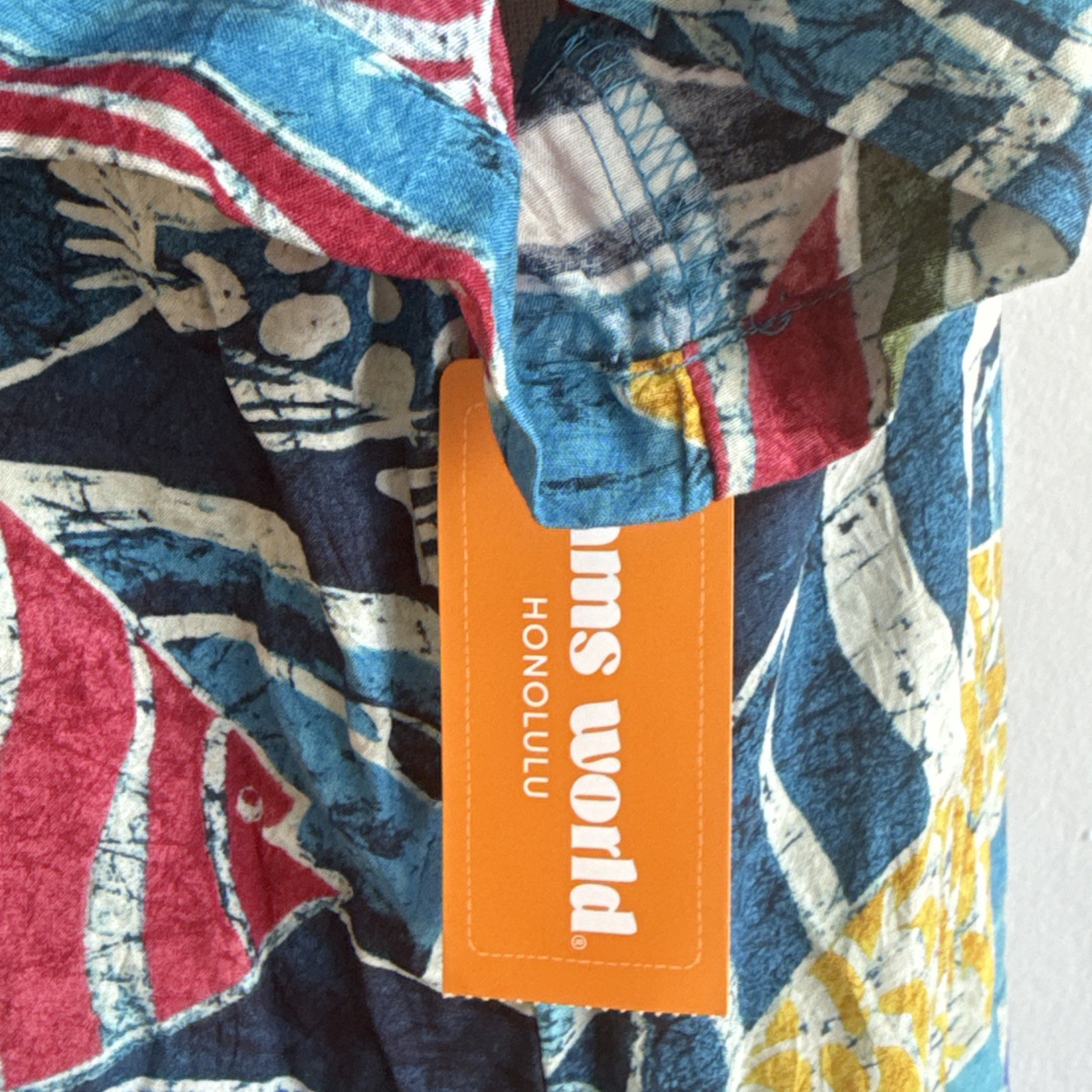 NWT $156 Jams World Jackie Dress Rainbow Runner Beach XL Fish Waves Honolulu