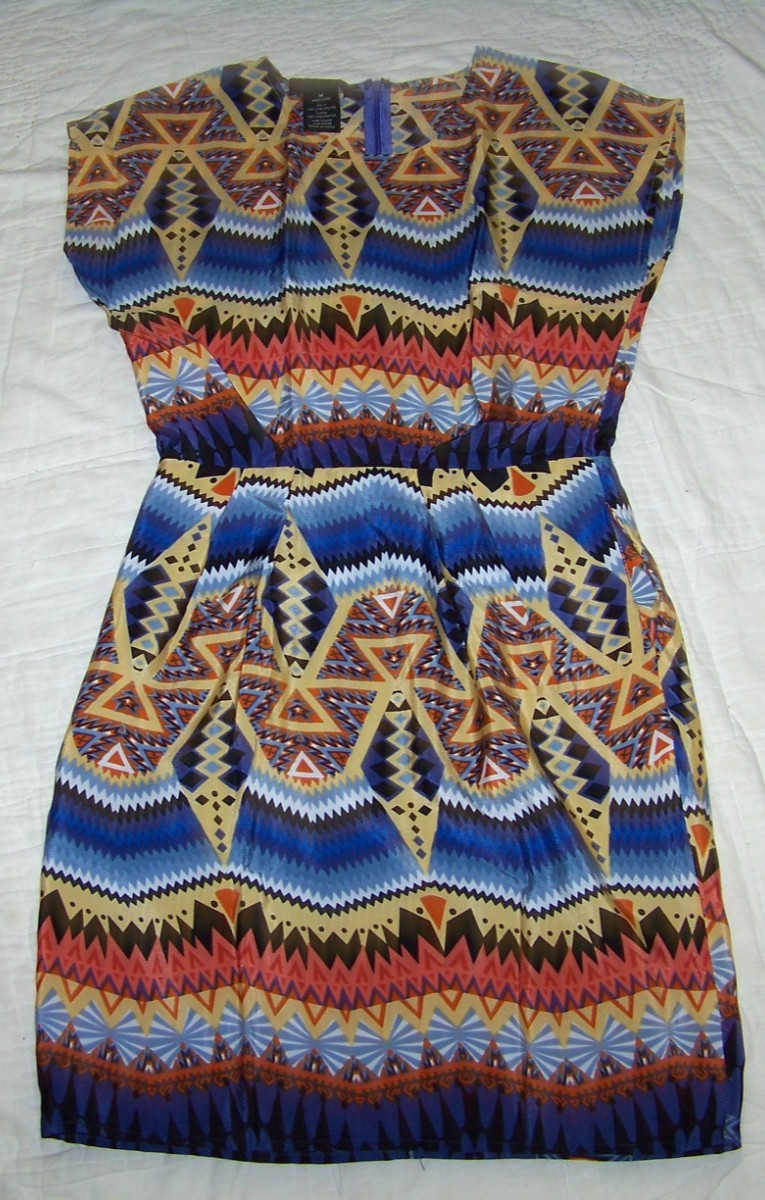 Miss Me MM Couture Dress – Size M – Aztec Print