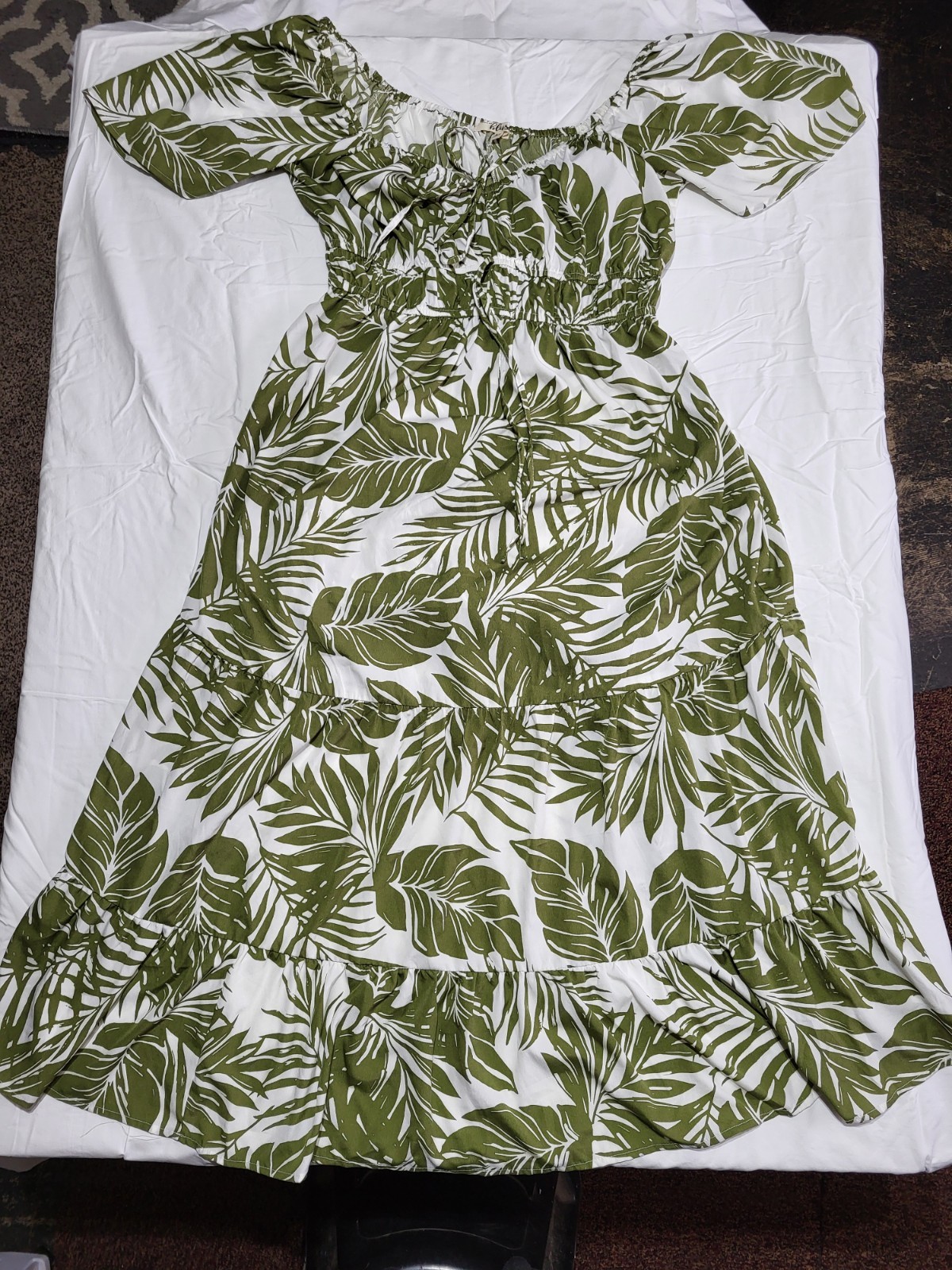 hint of blush dress off Shoulder Medium Sun Dress
