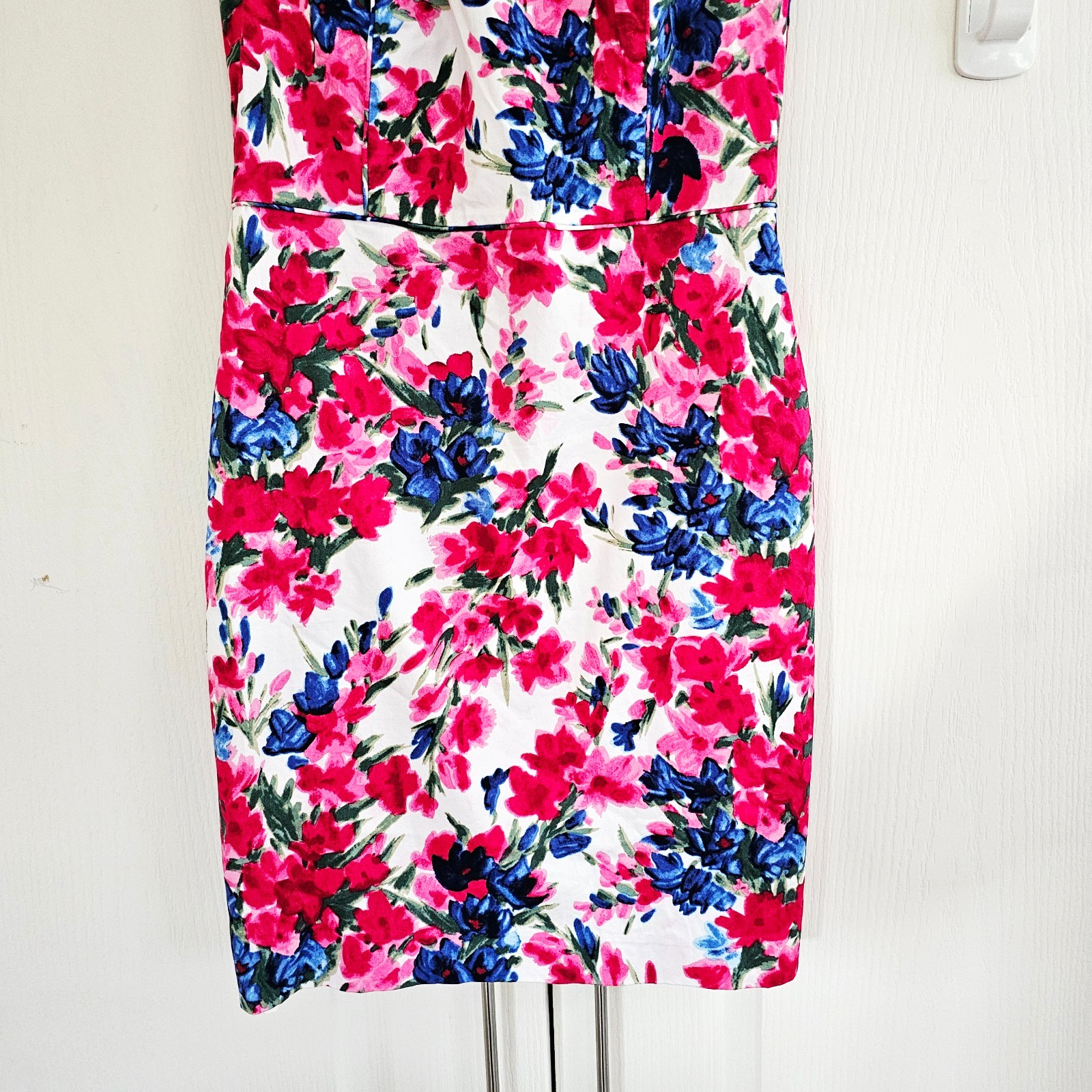 TALBOT Womens Dress UK 10 US 6 Multi Abstract Floral Print Wedding Evening Party