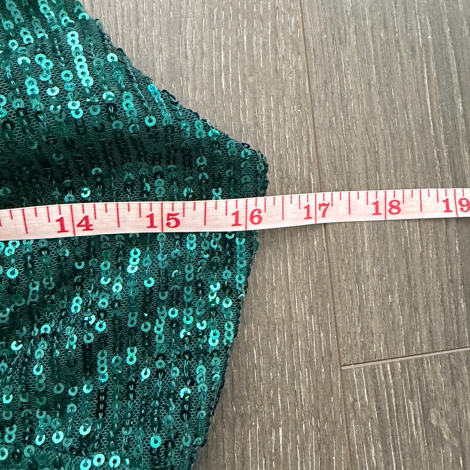 Free People Green Sequin Mini Dress Chemise Gown Bow Medium Whimsigoth Party