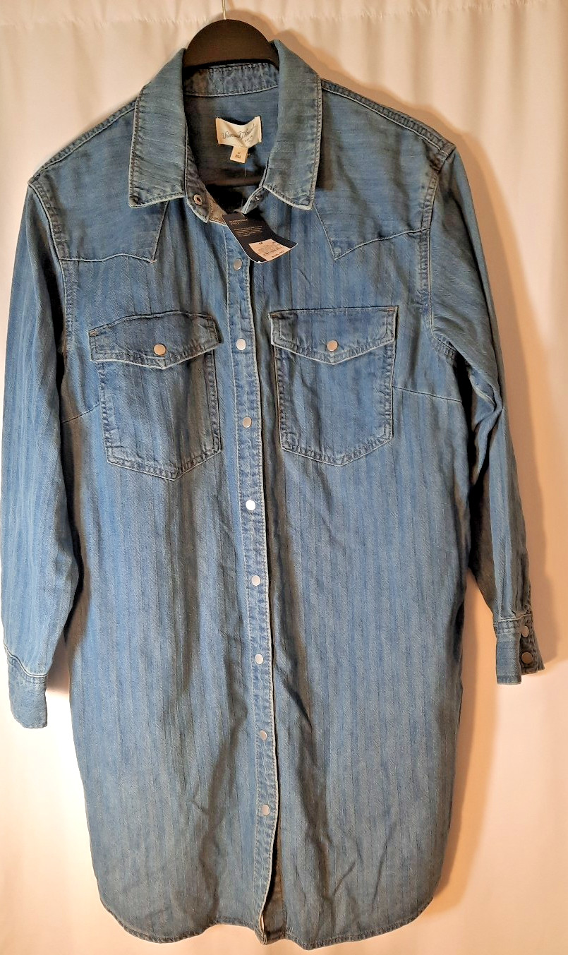 Women’s Western Shirtdress – Universal Thread Medium Wash NWT Msrp$35