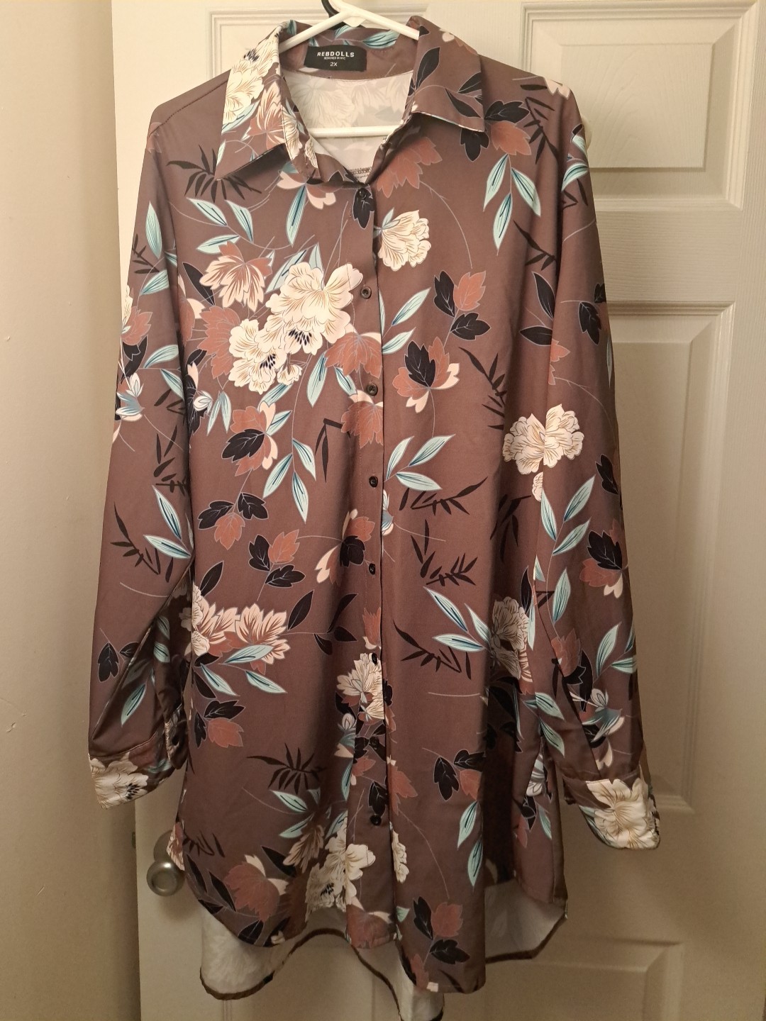 Rebdolls 2x Hi Low SHIRT DRESS MODREN-BOHO EARTHY GIRL COTTAGECORE ADJACENT
