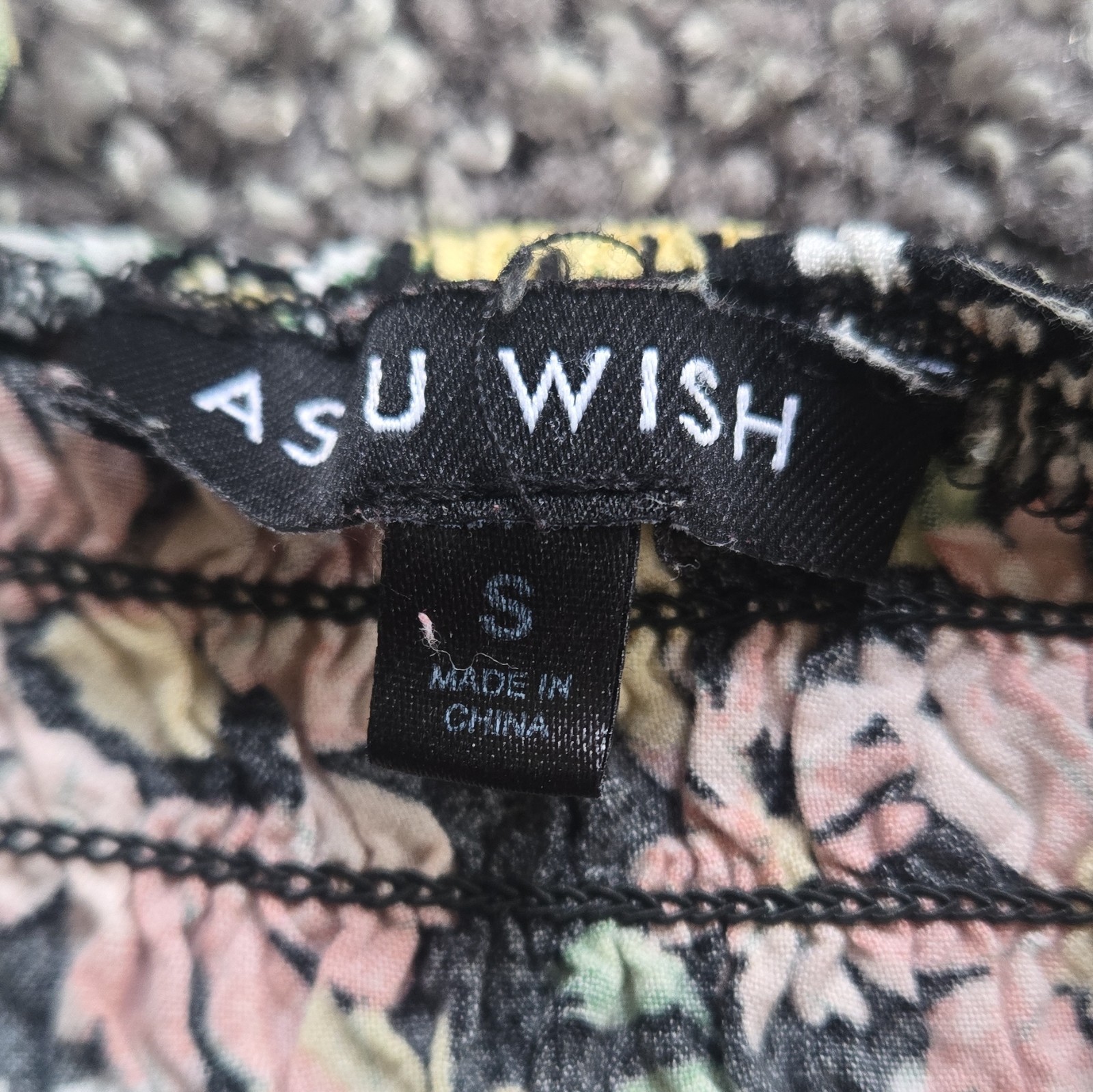 As U Wish Women’s S Black Floral Smocked Sweetheart Strappy Midi Sundress