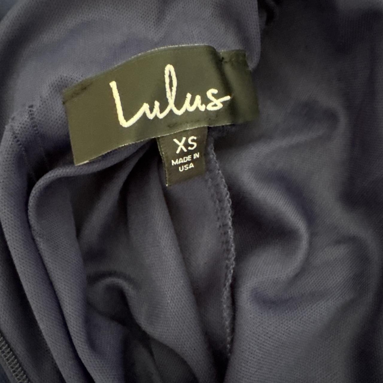 NWT XS Lulus Navy Blue Strappy Dress