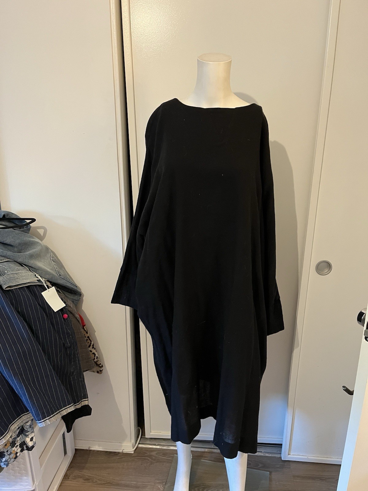 NWOT CASEY CASEY Wool Cotton DRESS M/L $1500 Pristine