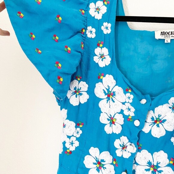All Things Mochi Kay Dress in blue