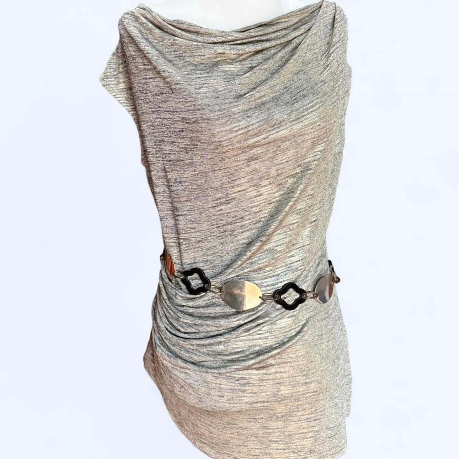 Premise Women’s Silver and Grey Top/Mini Dress