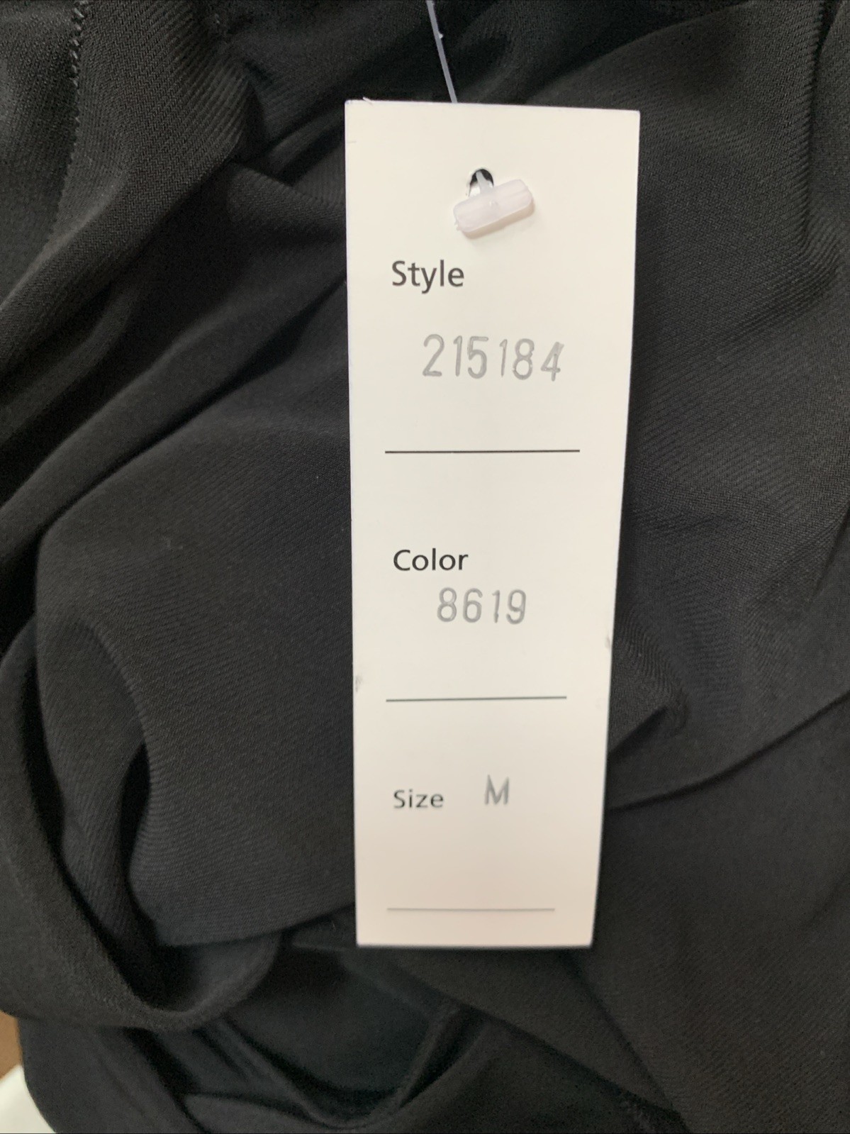 Spense M NWT Sleeveless Draped Front Dress Black Knee Length Low Back Tie @ Neck