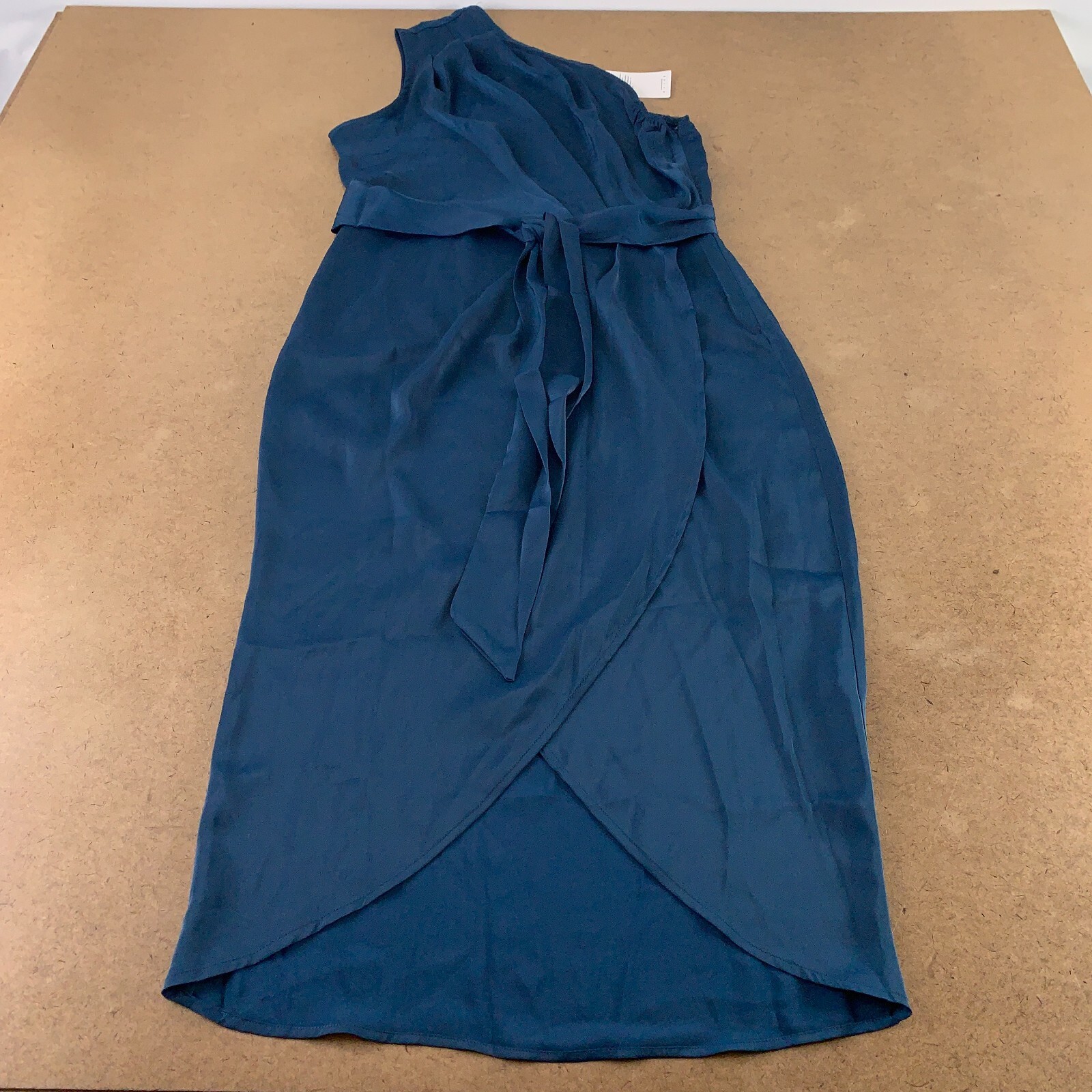 PRETTYGARDEN Women’s Size Medium Blue One Shoulder Ruched Bodycon Dress NWT