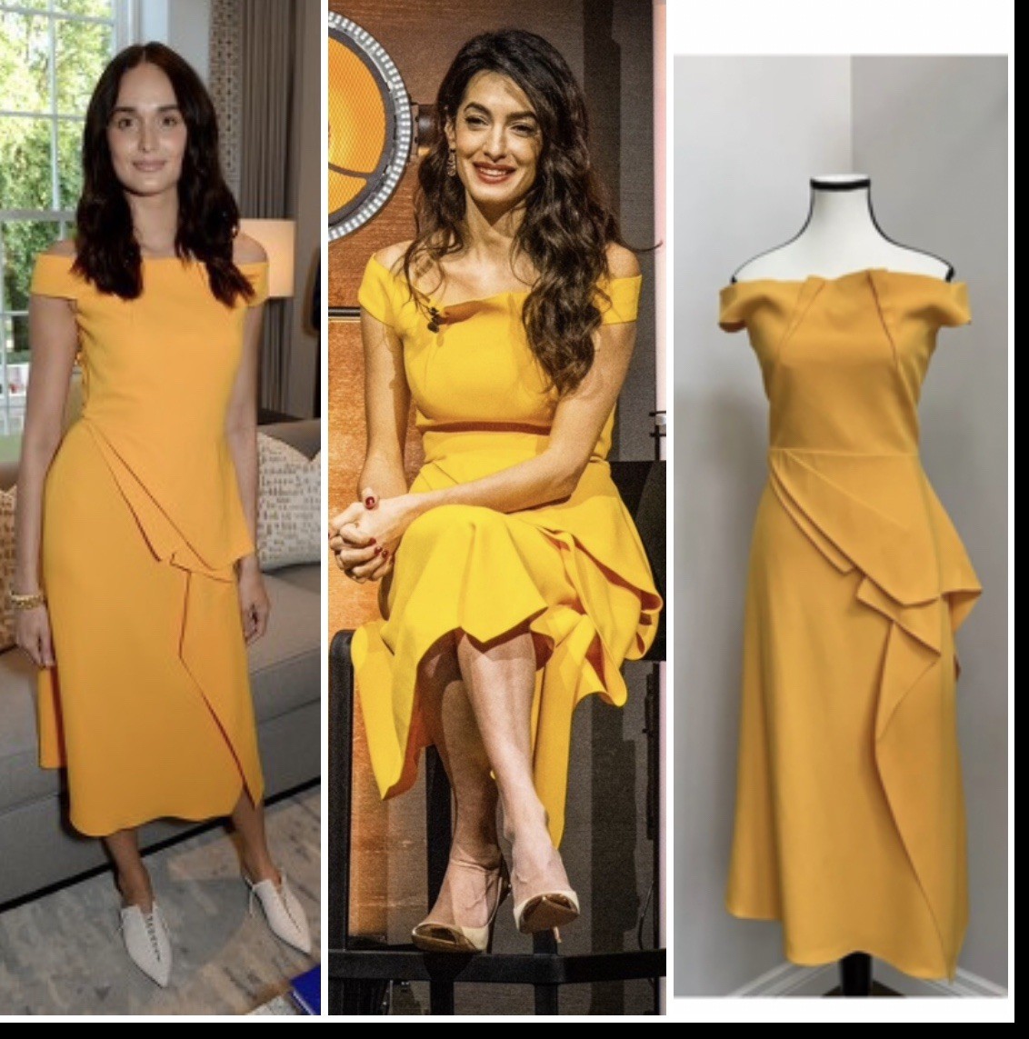 Gorgeous Roland Mouret Dress 🇬🇧 Size 14 Same As Amal Clooney