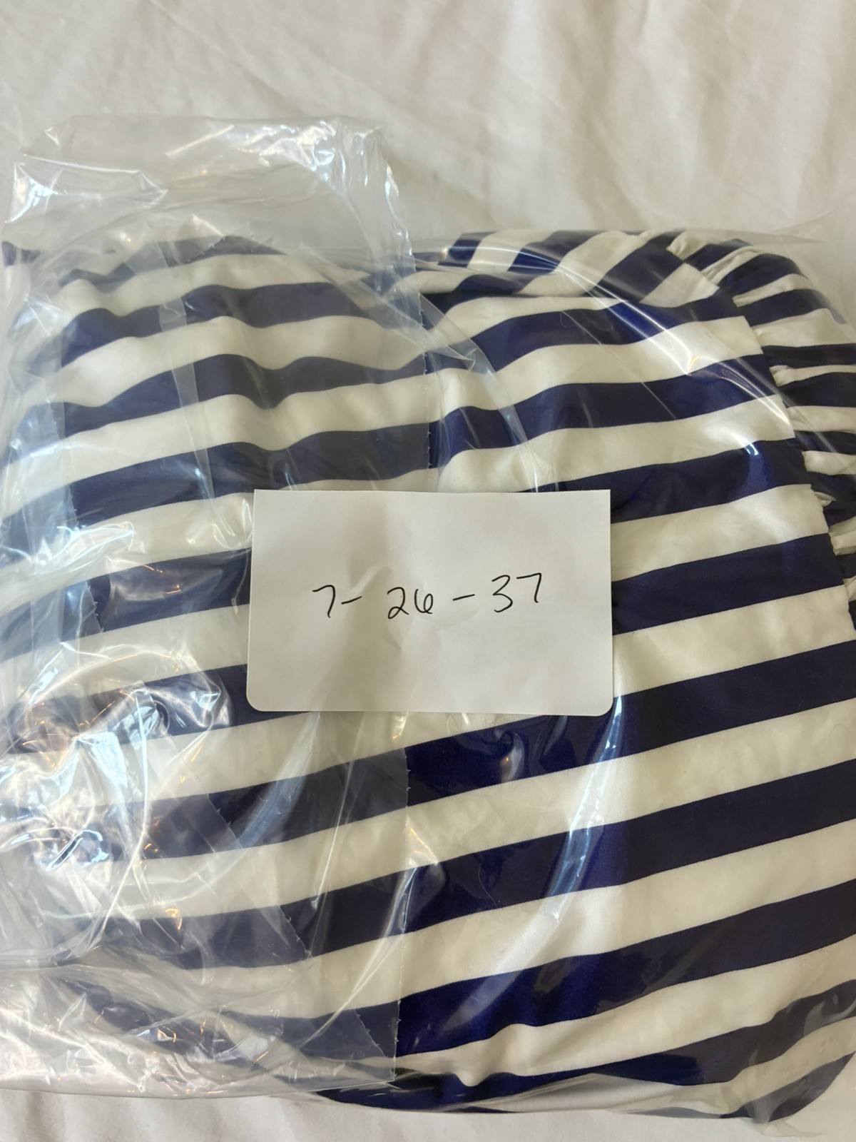 NWT J.Crew Striped Ruffle Maxi White Navy Belted Cotton Tank Dress Size 14
