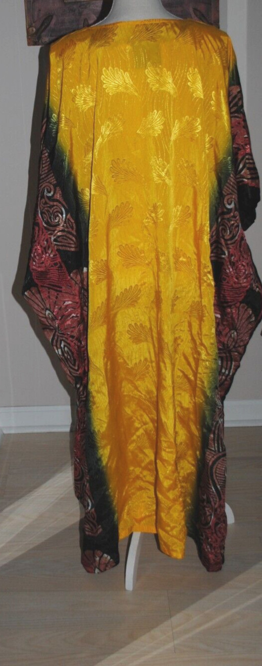 Shopping with ANTHONY Multi Color Silky Polyester Kaftan – One size