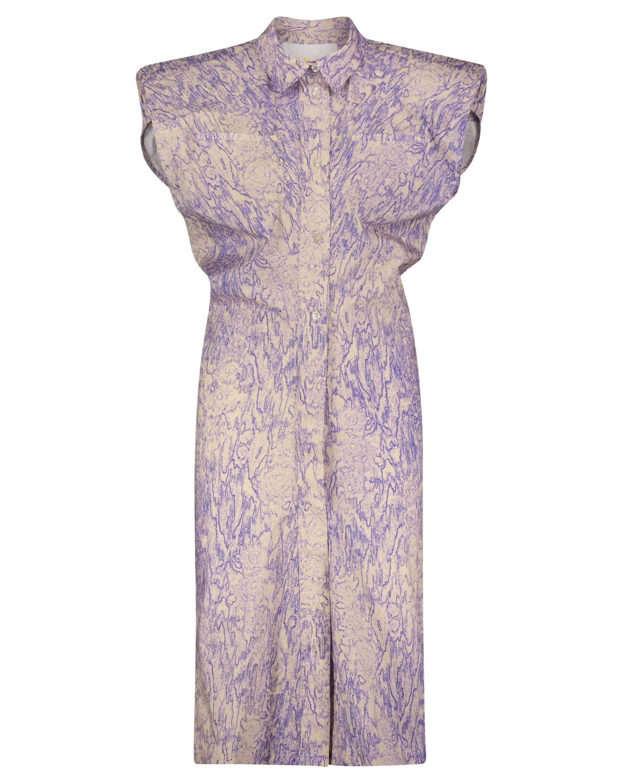 NEW Remain Birger Christensen Purple Marika Dress Shoulder Pads Size 2 Designer