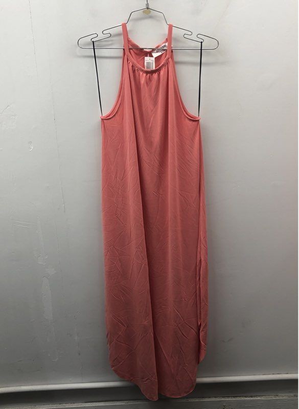 Double Zero Women’s Tearose Pink Halter Maxi Dress Modal Blend NWT Sz S