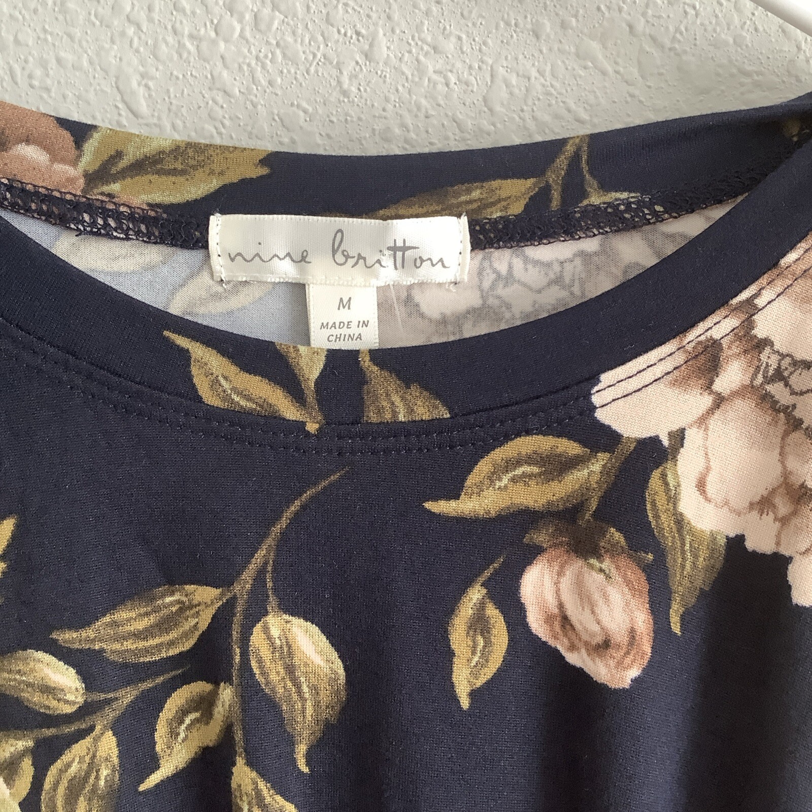 Nine Britton Abigail Brushed Knit Fitted MIDI Dress – Size Medium