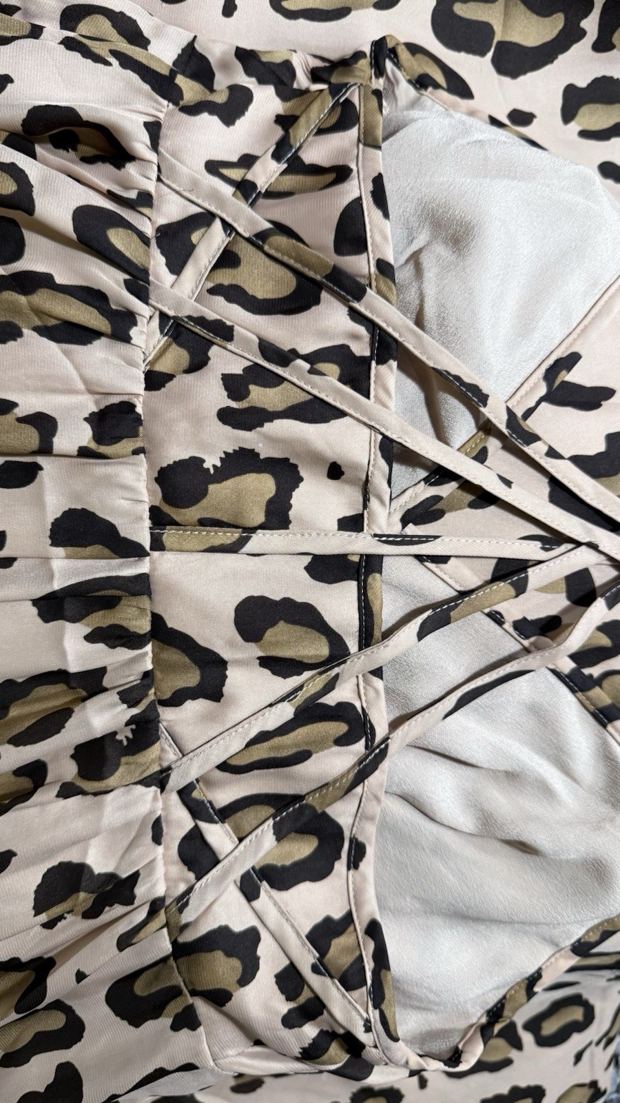 A/X Armani Exchange Women Cheetah Print Maxi Dress Sz 4-Small Party Cocktail