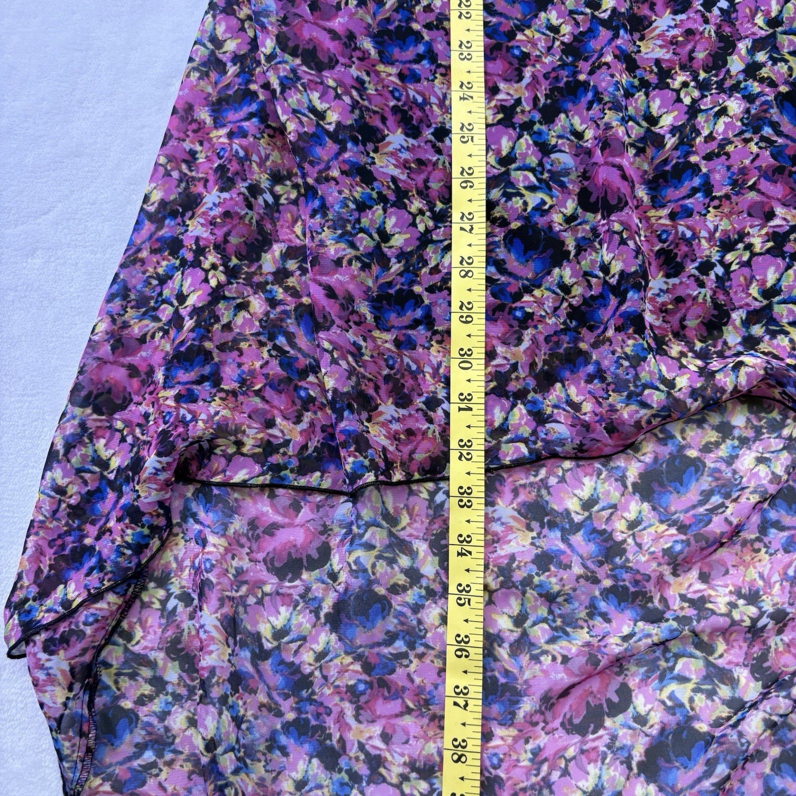 Material Girl High Low Dress Zip Corset Semi Sheer Black Floral Mini Dress XL
