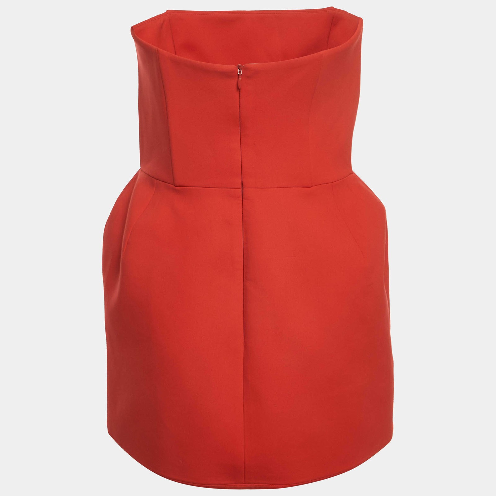 Magda Butrym Red Jersey Structured Mini Dress S
