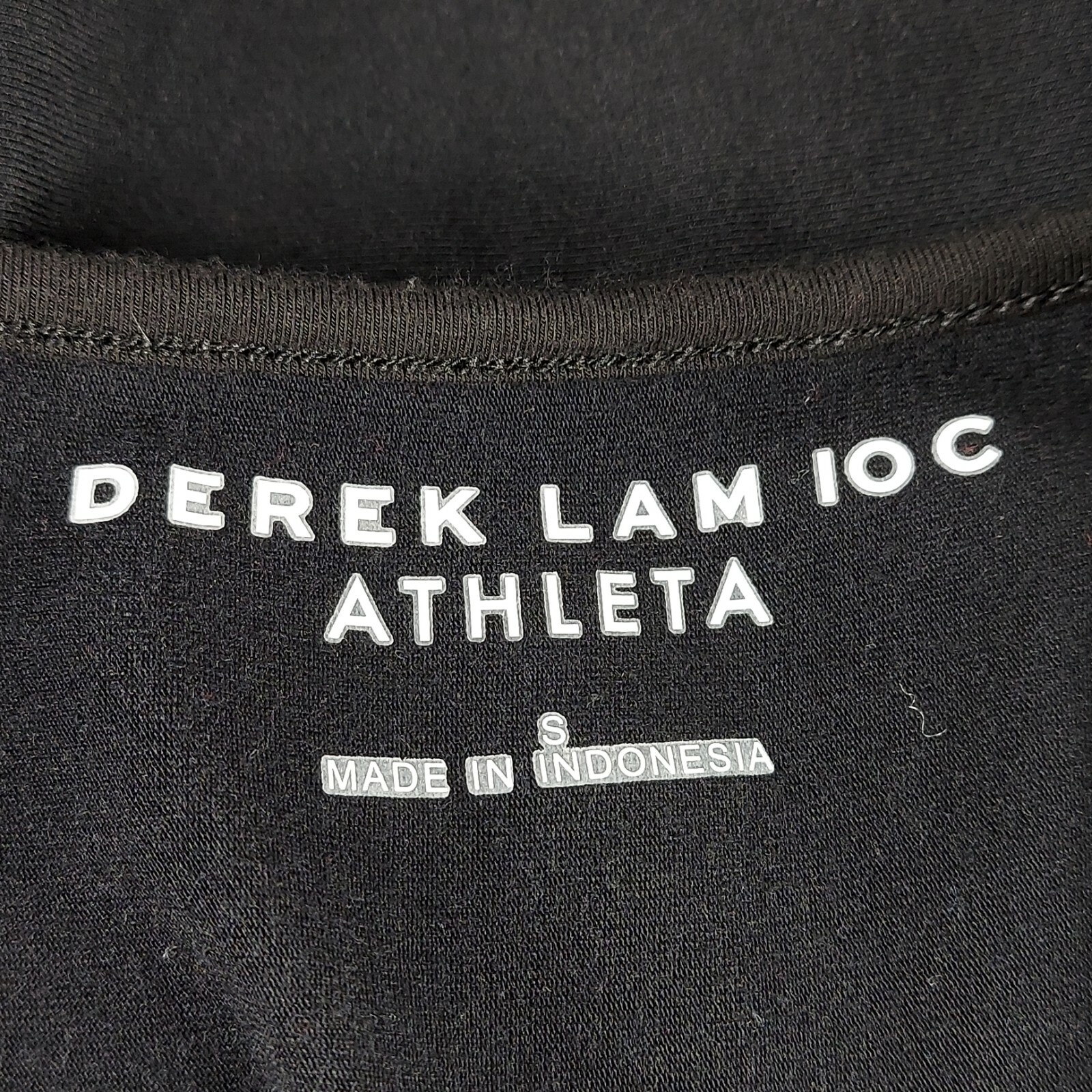 $148 DEREK LAM 10 C CROSBY ATHLETA WOMEN’S SIZE SMALL BLACK BLUE FLUID DRESS VGC