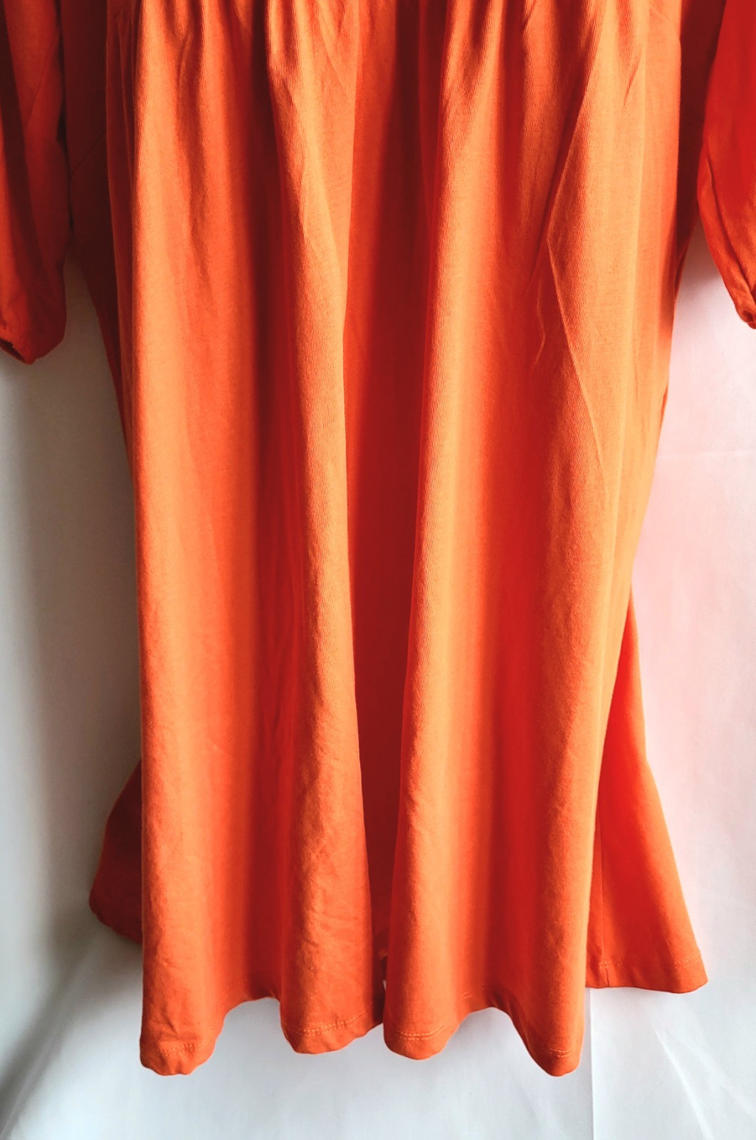Mango Burnt Orange Casual Below Knee Length Dress, Size XL, Relaxed Fit, Casual