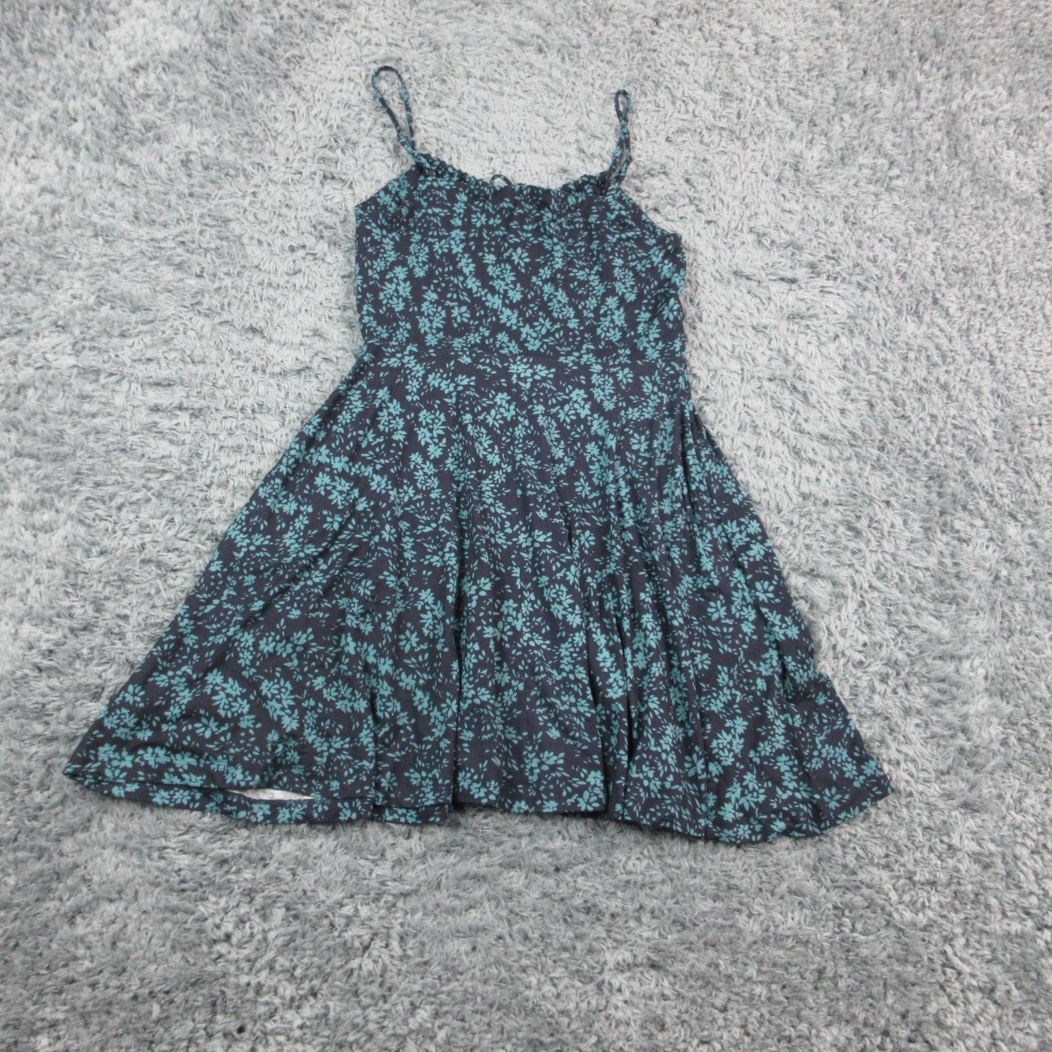 Nine Britton Dress Womens Small Blue Floral Sleeveless Fit & Flare Sundress NWT
