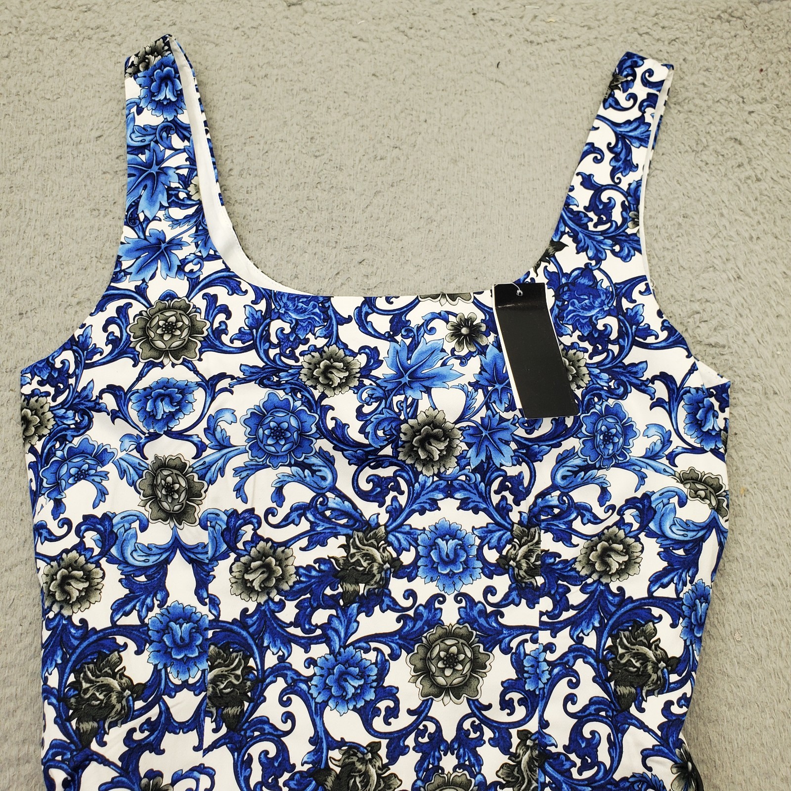 Premise Shift Dress Womens 4 Multi Floral Fully Lined Belted Waist Back Zip