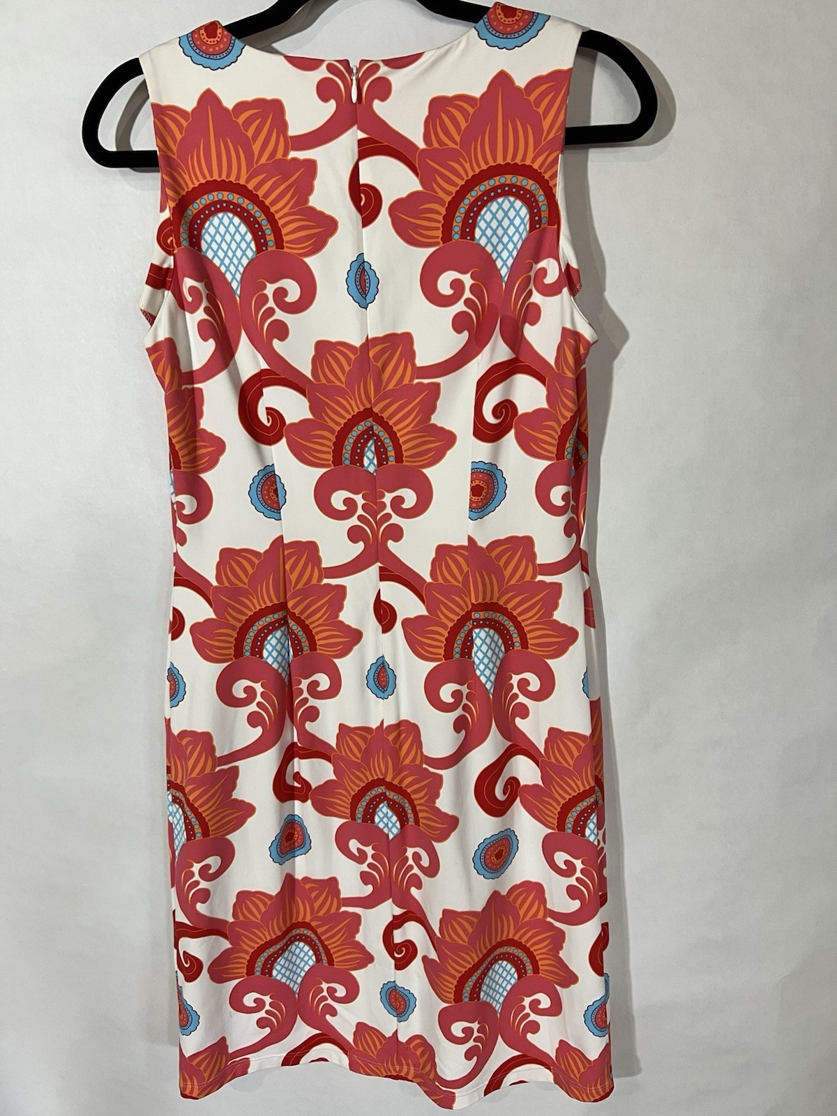 J. McLaughlin Dress Shift Sheath Catalina Cloth Sleeveless Sz Small