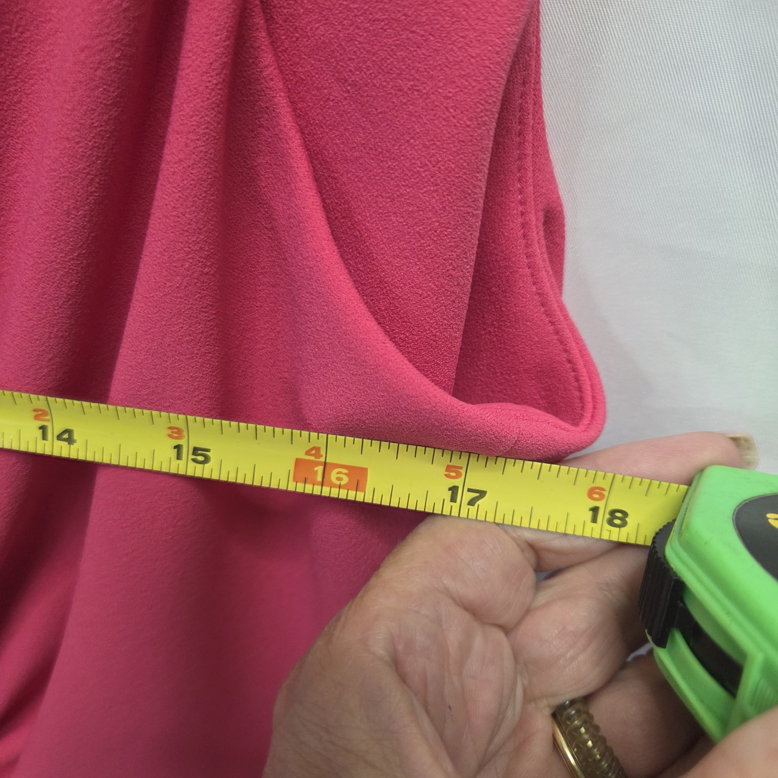 Donna Karan New York Designer Sheath Dress Sz 14 Hot Pink Twist Front NWT