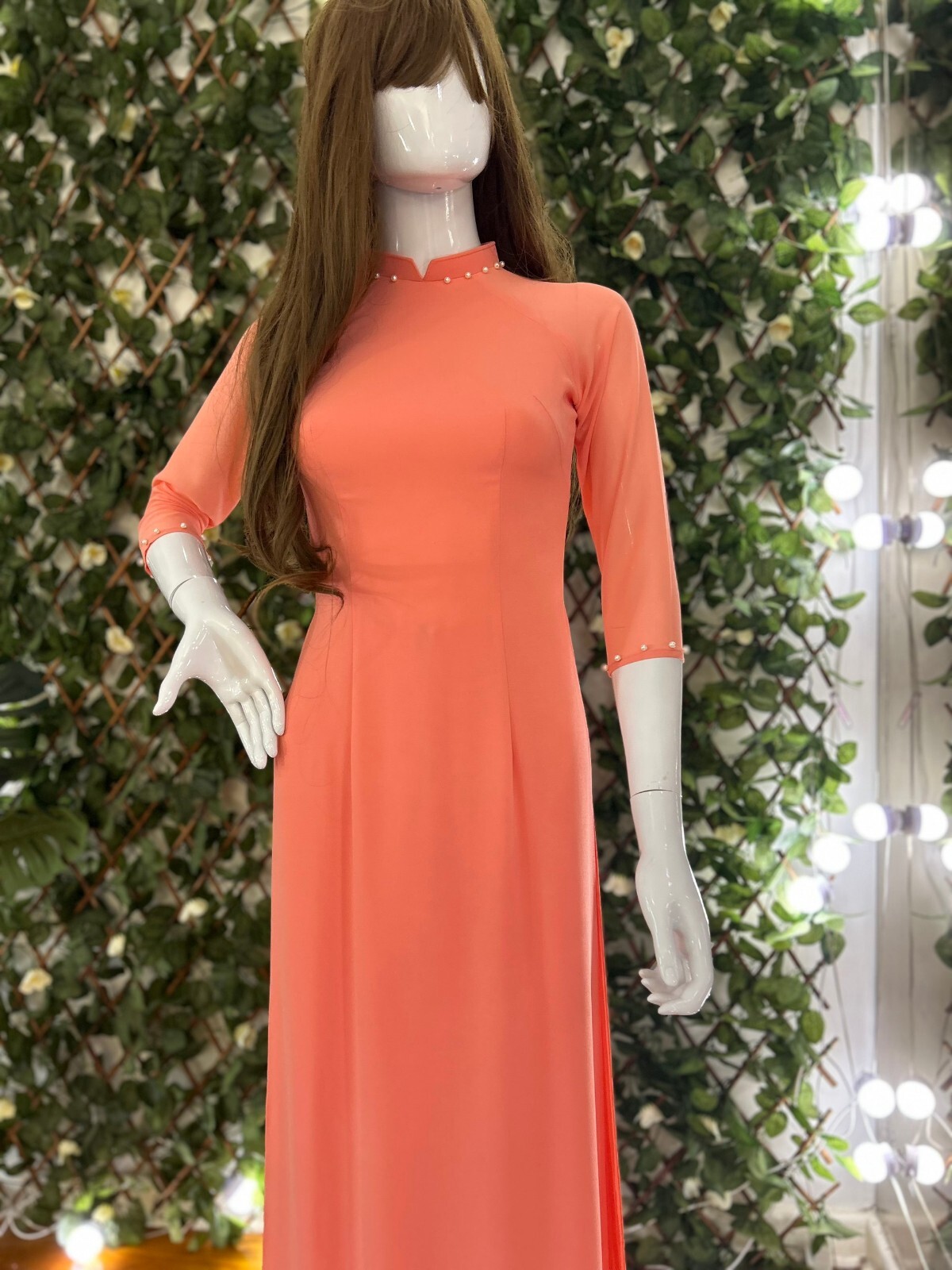 Premium Vietnamese Double Layers High Quality Silk Ao Dai