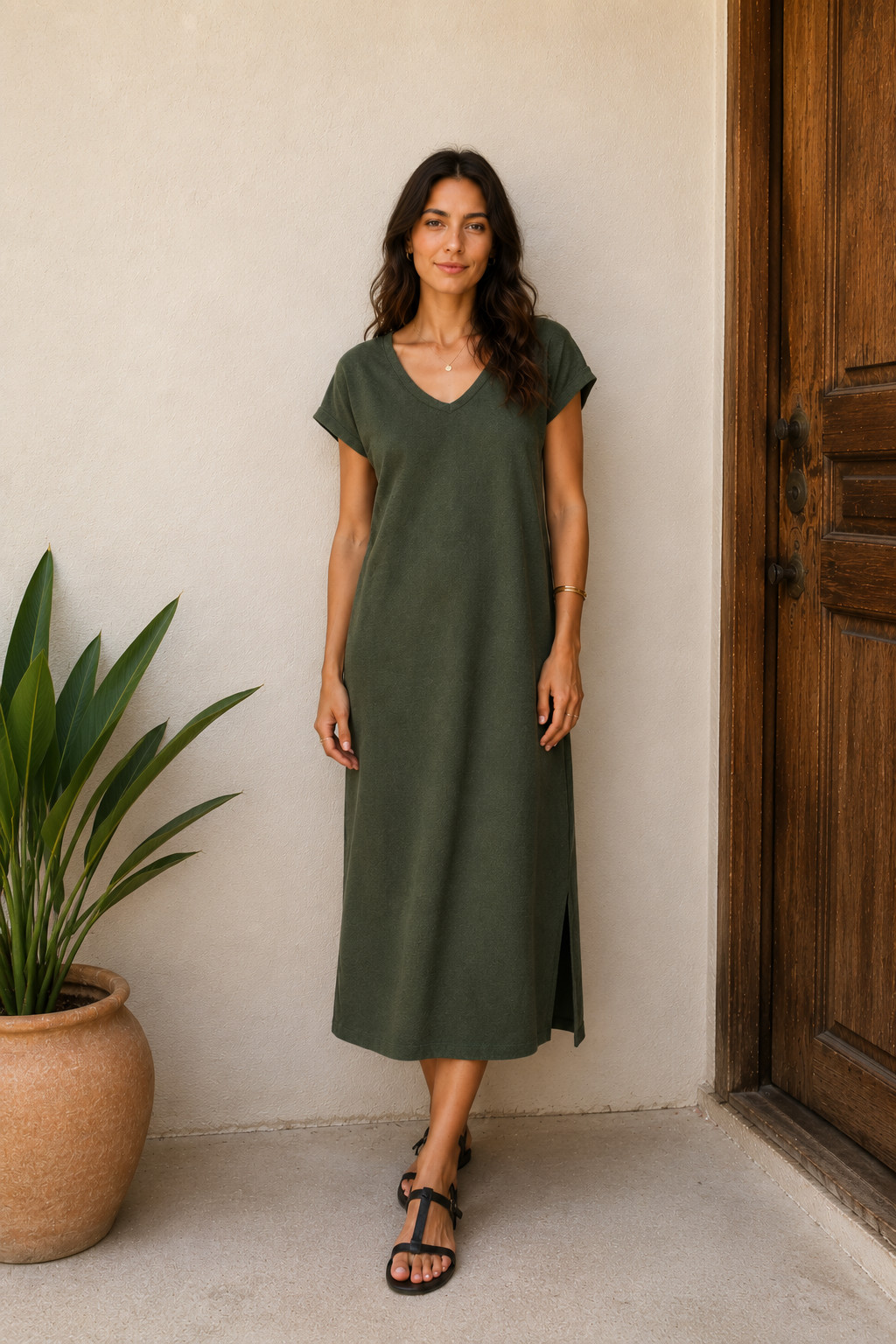 Noah Midi Dress – Yogini