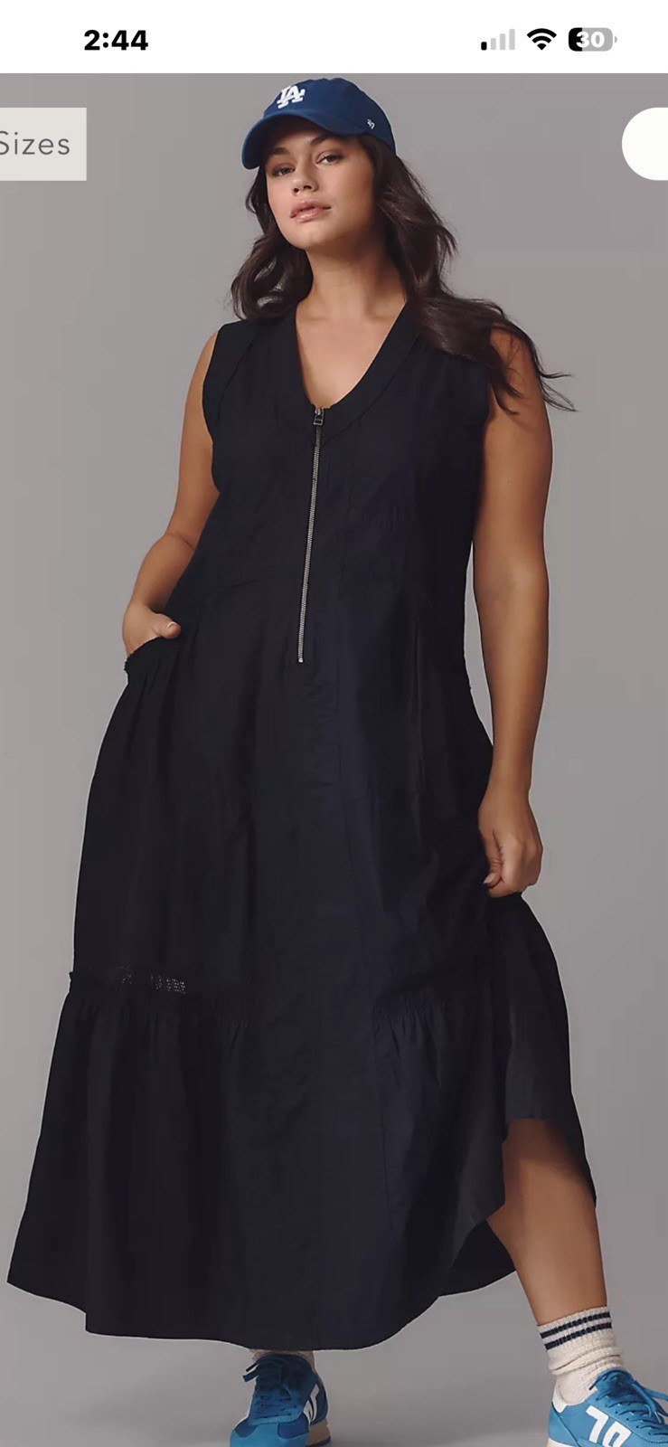 Women’s Anthropologie Dress Size Large Daily Practice Sporty Gothic Cottage Core