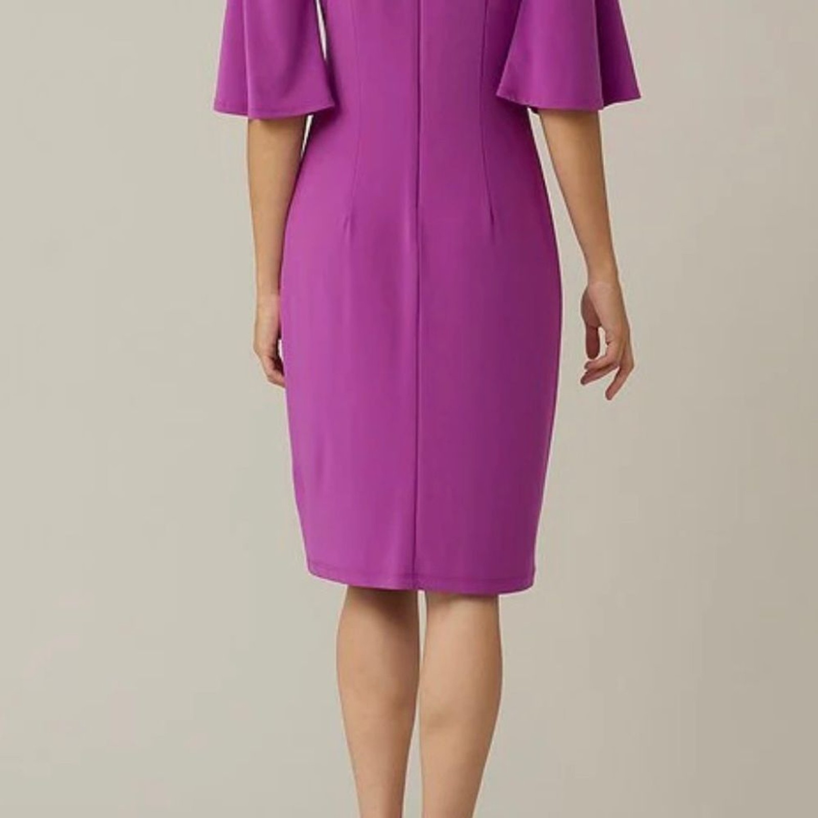 Joseph Ribkoff Fuchsia Tie-Waist Sheath Dress