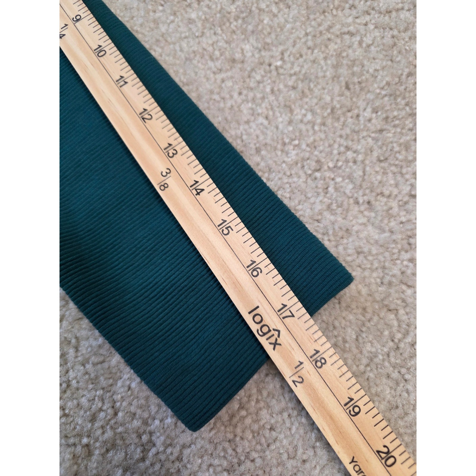 Boden Textured Teal Green Portrait Collar Midi Sheath Dress Gold Back Zip 3/4 Sl