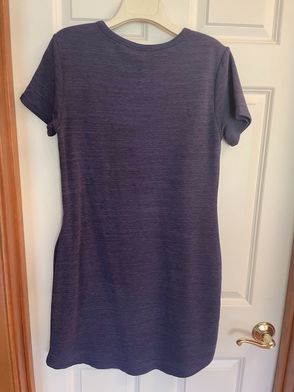 Blue Summer Womens Medium Short Sleeve Dress 32 Degrees Cool With Pockets
