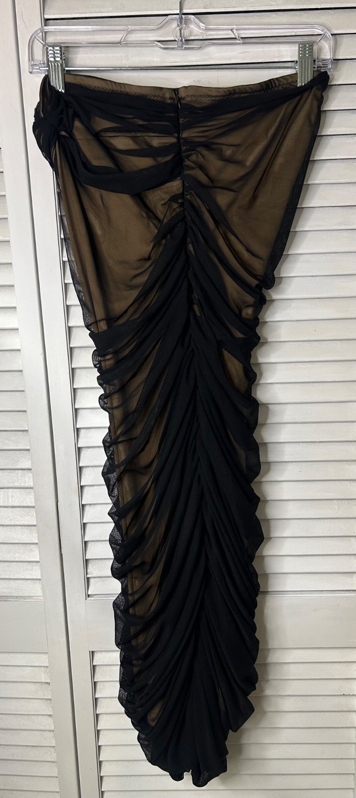 Norma Kamali Strapless Ruched Walter Dress Size M