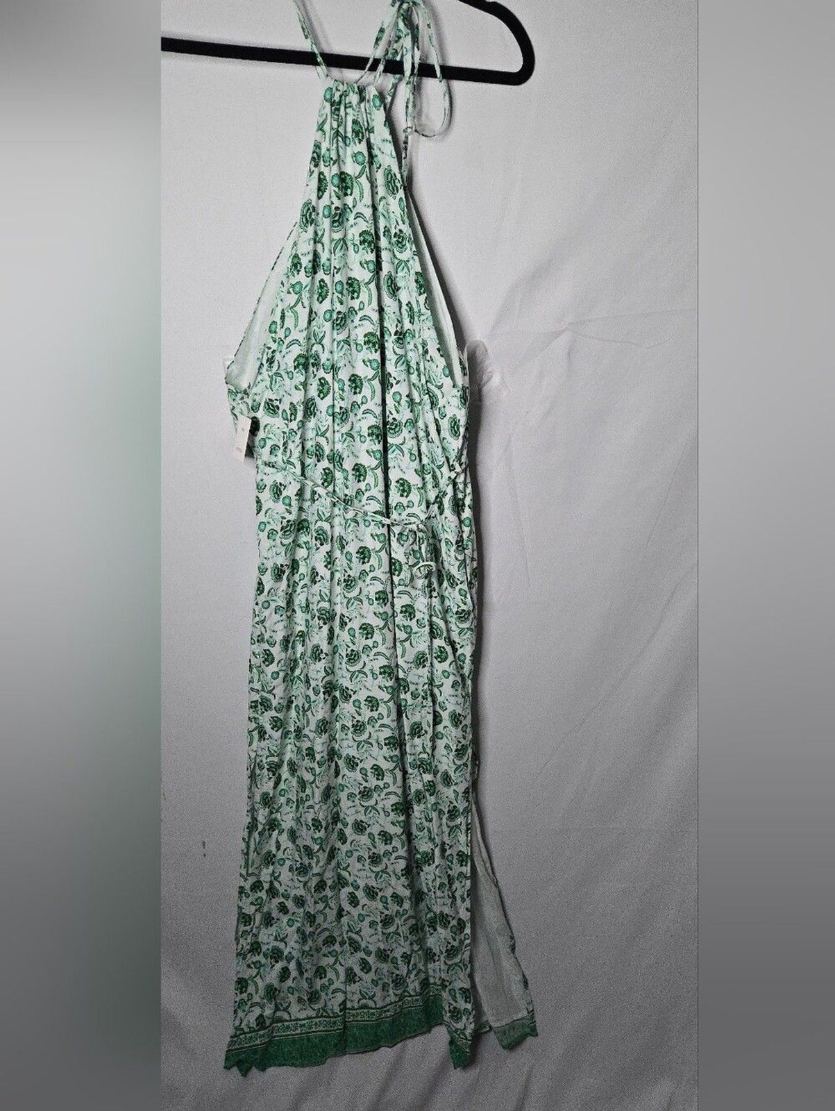 NWT Urban Outfitters Blaze Mint Sleeveless Green Floral Maxi Dress Women’s S