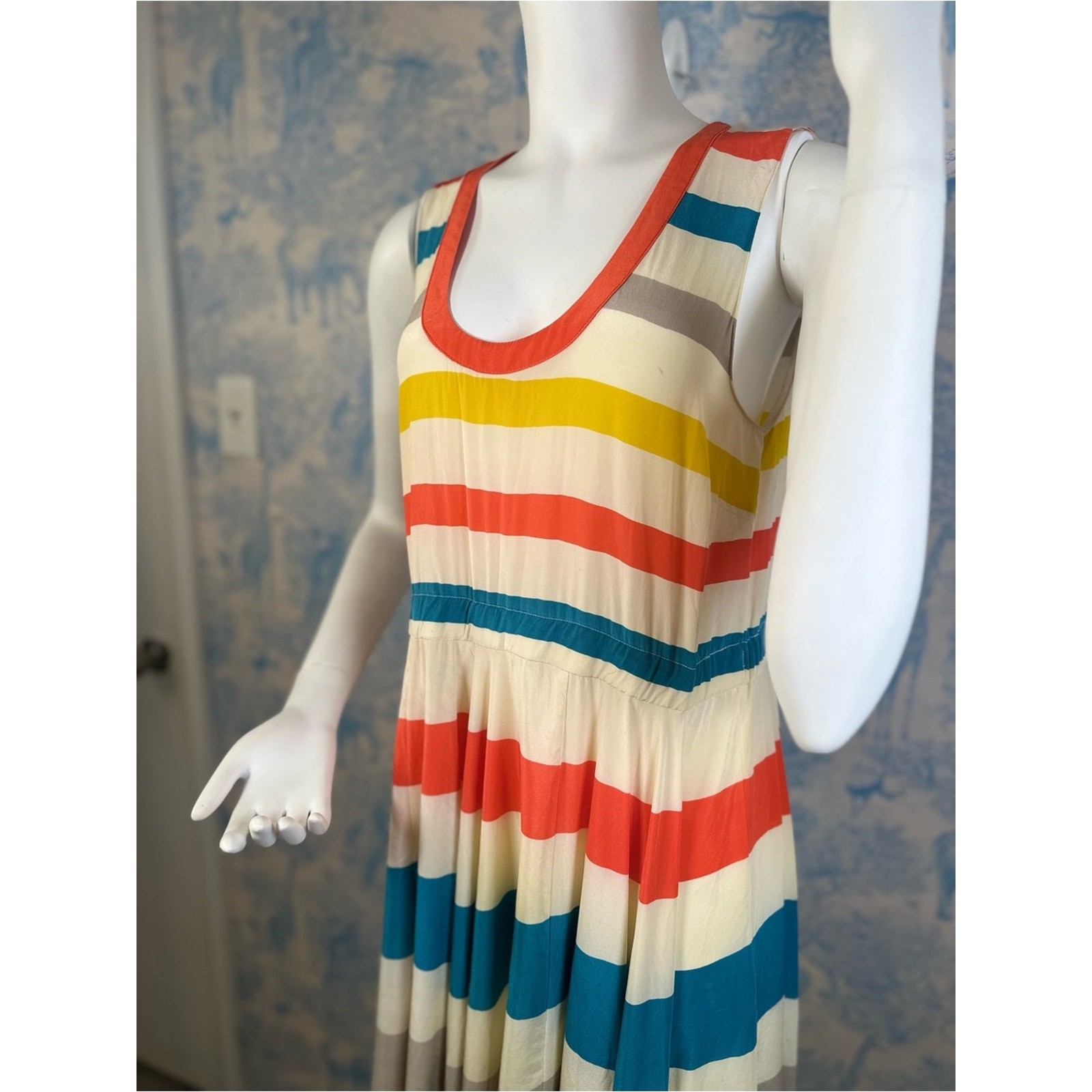 Marc by Marc Jacobs Simone multicolor stripe dress | perfect for France or Italy